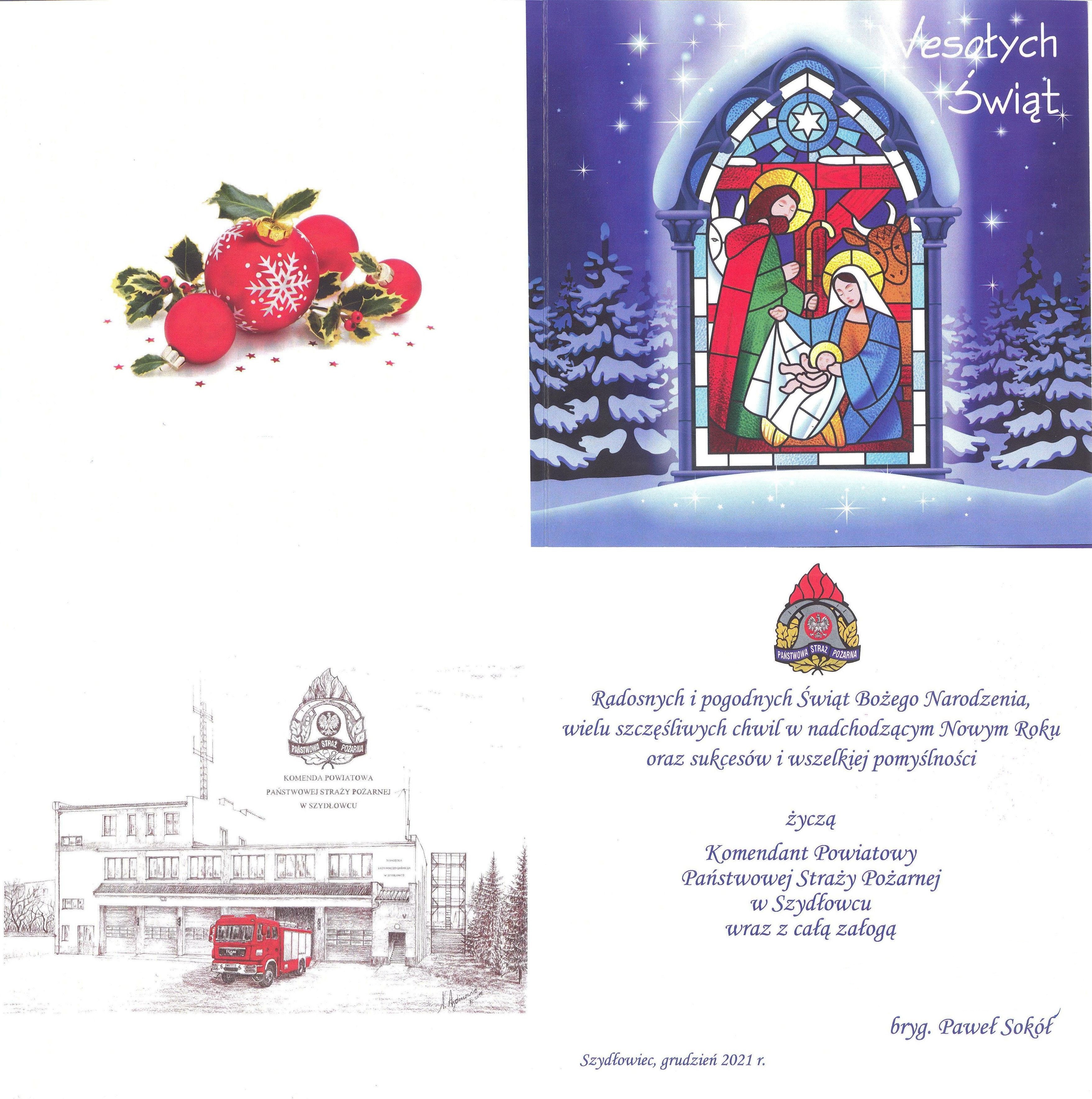 Życzenia Komendanta Powiatowego PSP w Szydłowcu