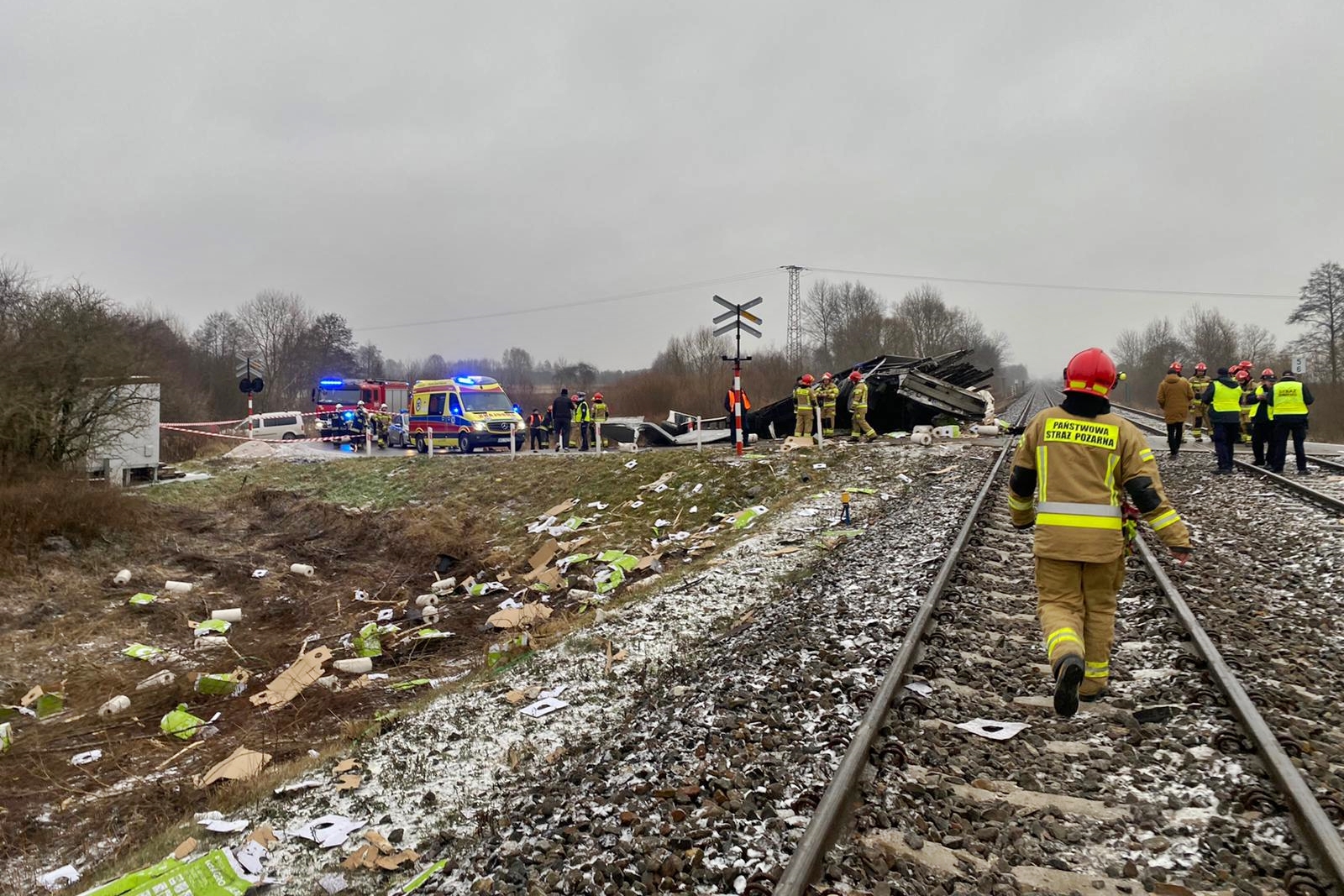 19 stycznia 2022 roku w miejscowości Stok Lacki-Folwark (gm. Siedlce) na niestrzeżonym przejeździe kolejowym doszło do zderzenia pociągu pośpiesznego relacji Białystok-Siedlce z samochodem ciężarowym. 