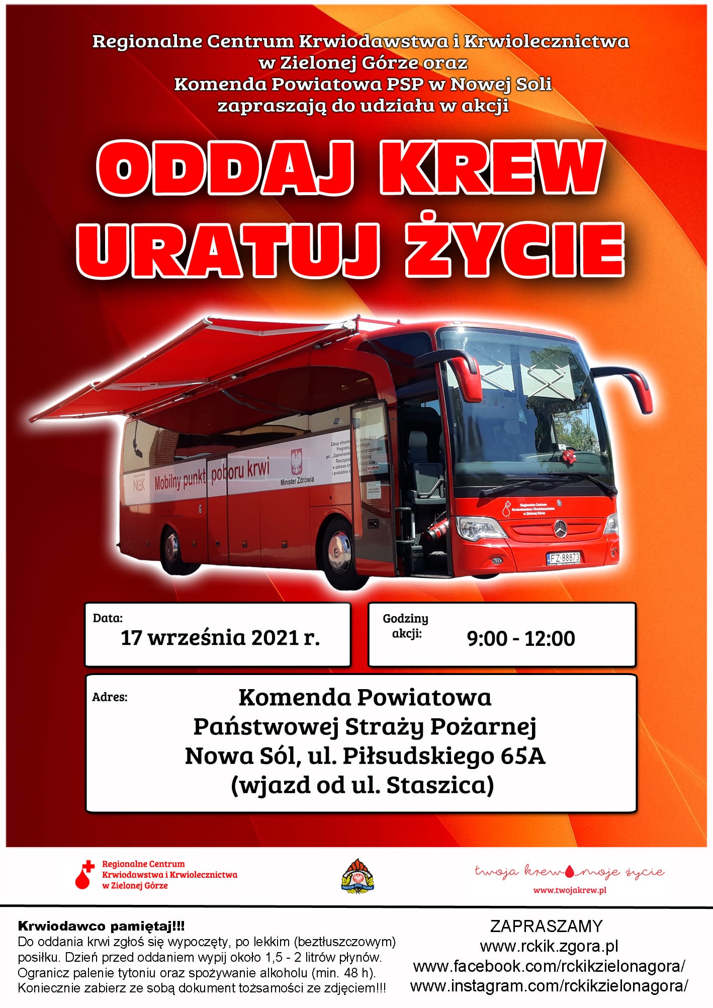 Oddaj Krew, Uratuj Życie