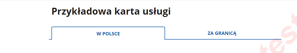 Przykładowe nazwy tabów