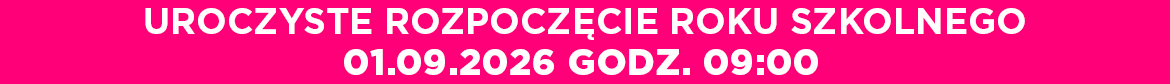 Rozpoczęcie roku szkolnego godz. 9:00