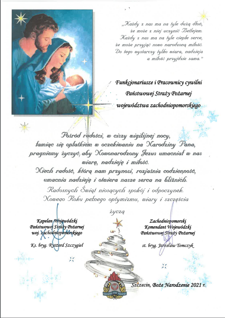 Życzenia KW PSP