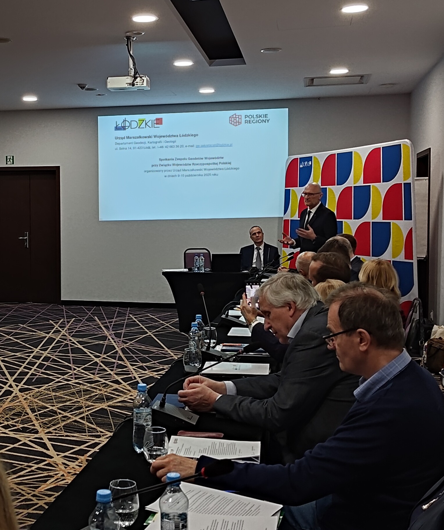Wystąpienie Głównego Geodety Kraju Andrzeja Żylisa podczas spotkania Zespołu Geodetów Województw