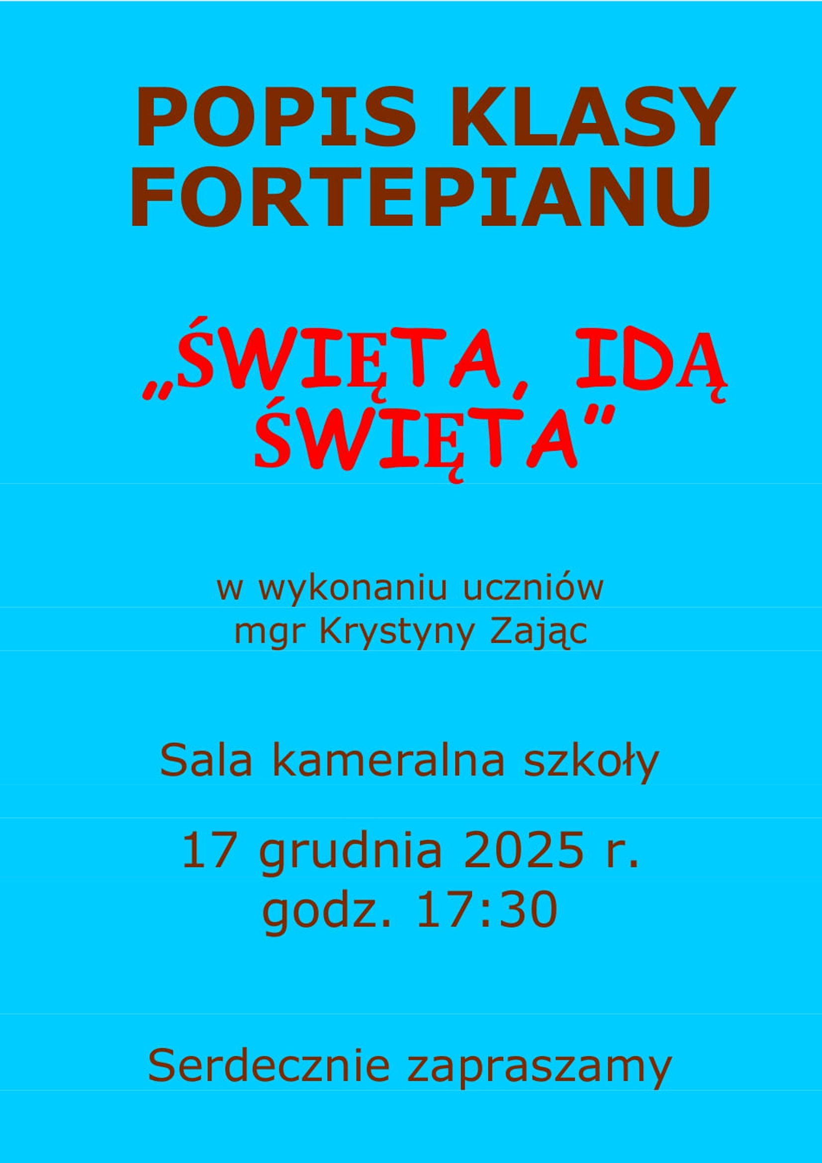 popis klasy fortepianu