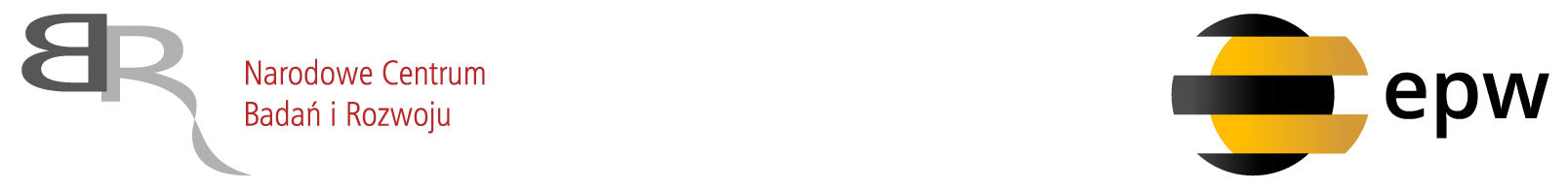 Logo NCBiR i logo projektu EPW