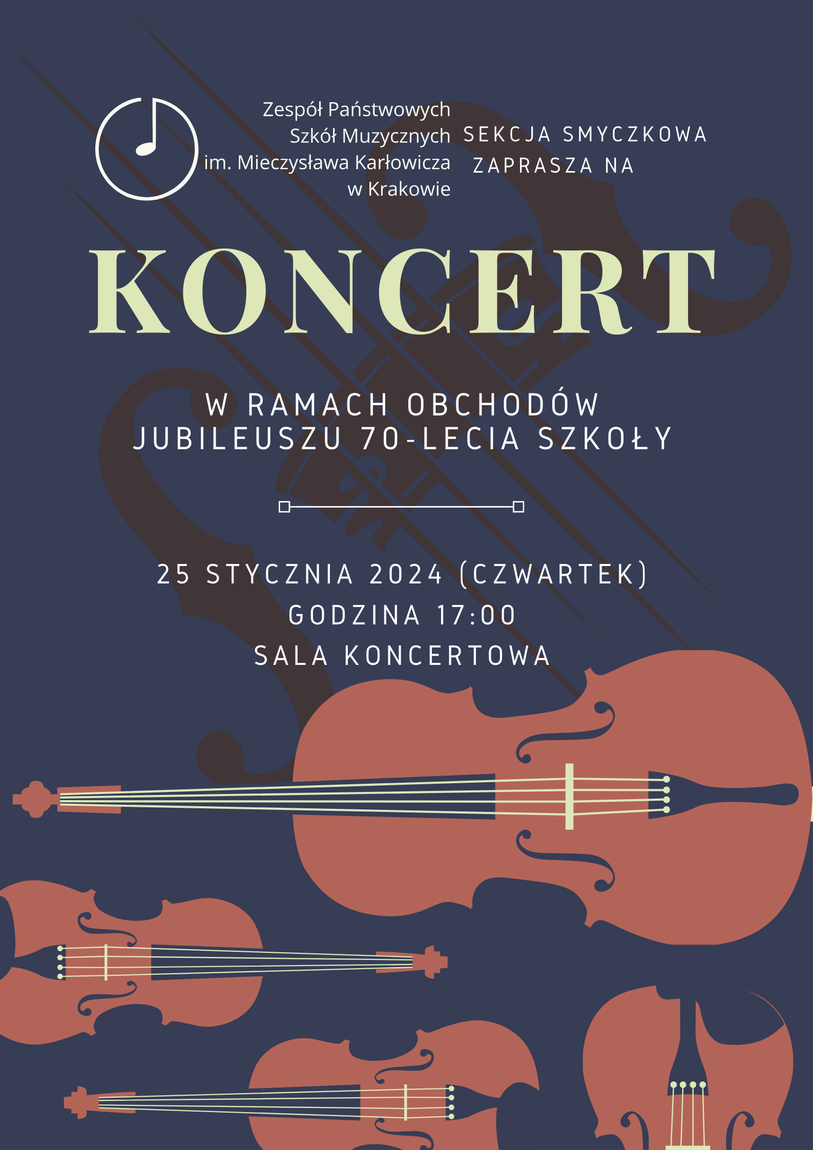 Koncert sekcji smyczkowej