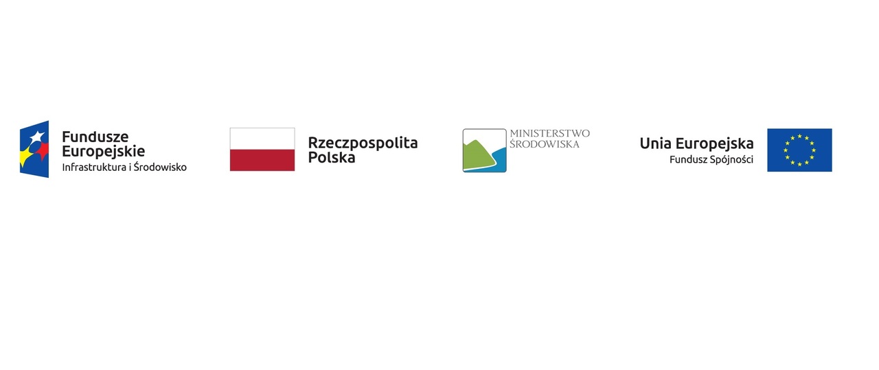 logotypy funduszy europejskich i Ministerstwa Środowiska