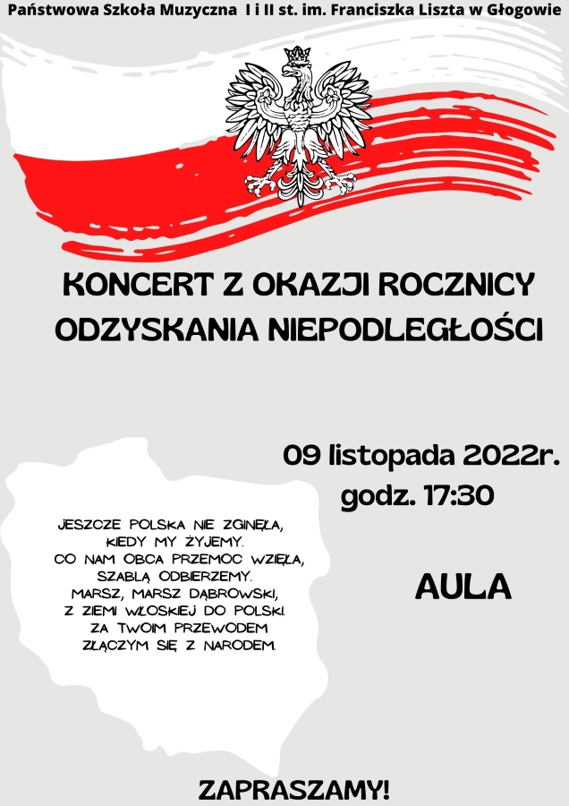 plakat koncertu