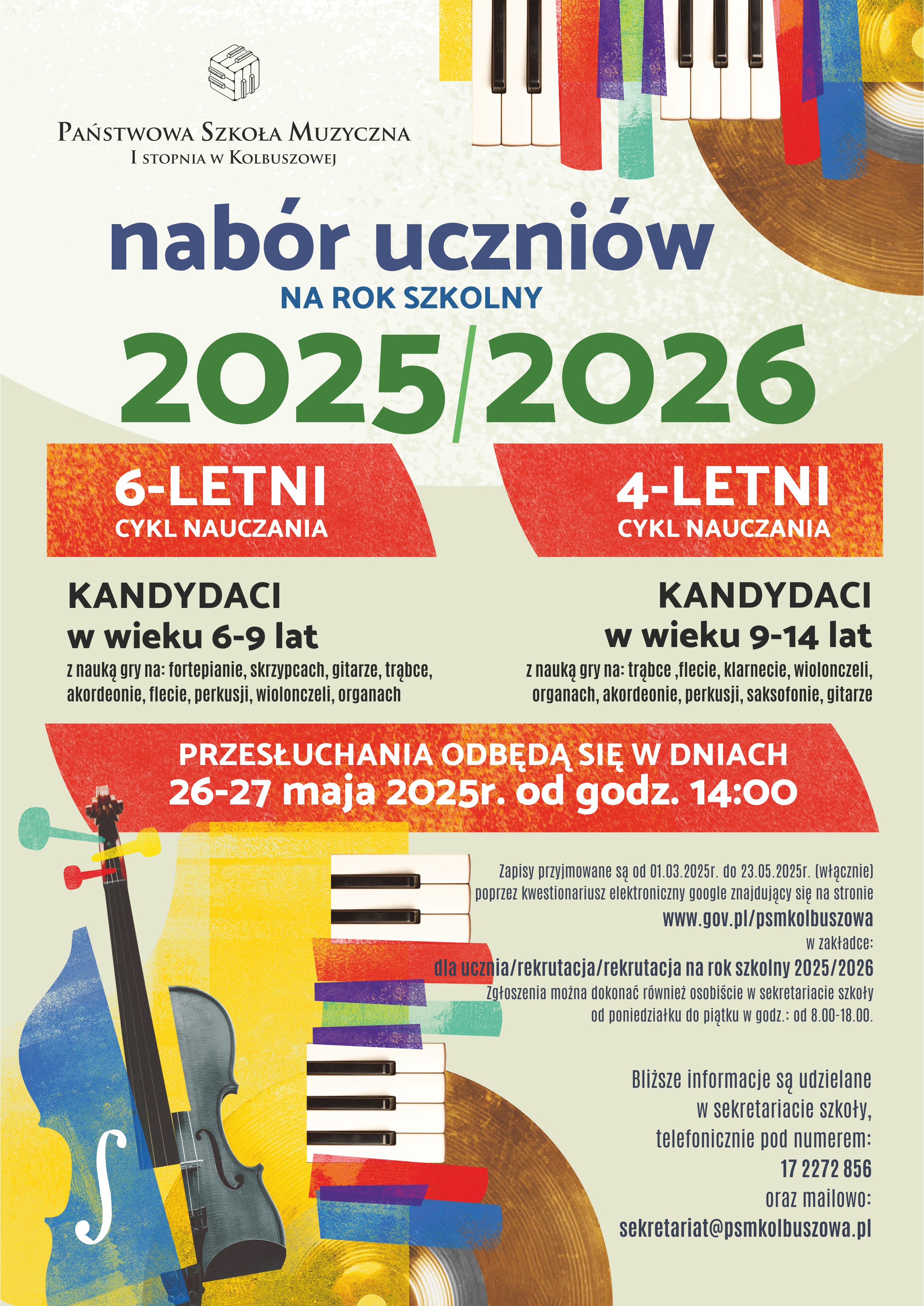 Rektutacja na rok szkolny 2025/2026