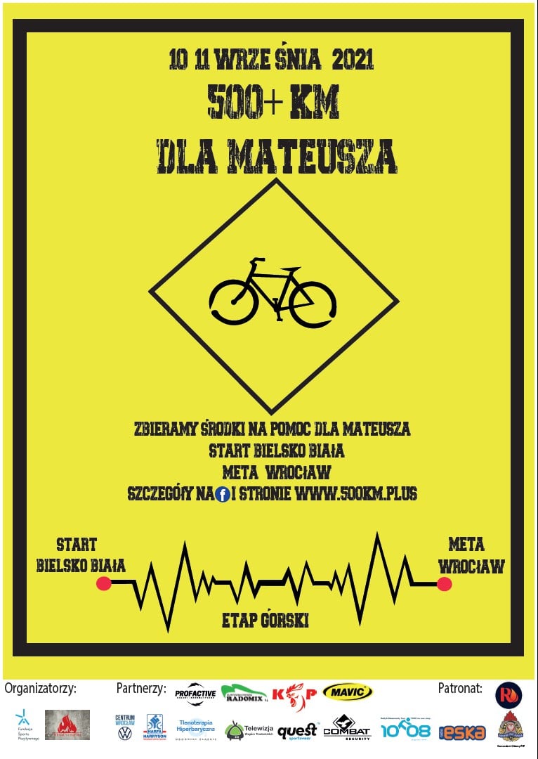 500 + km na rowerze