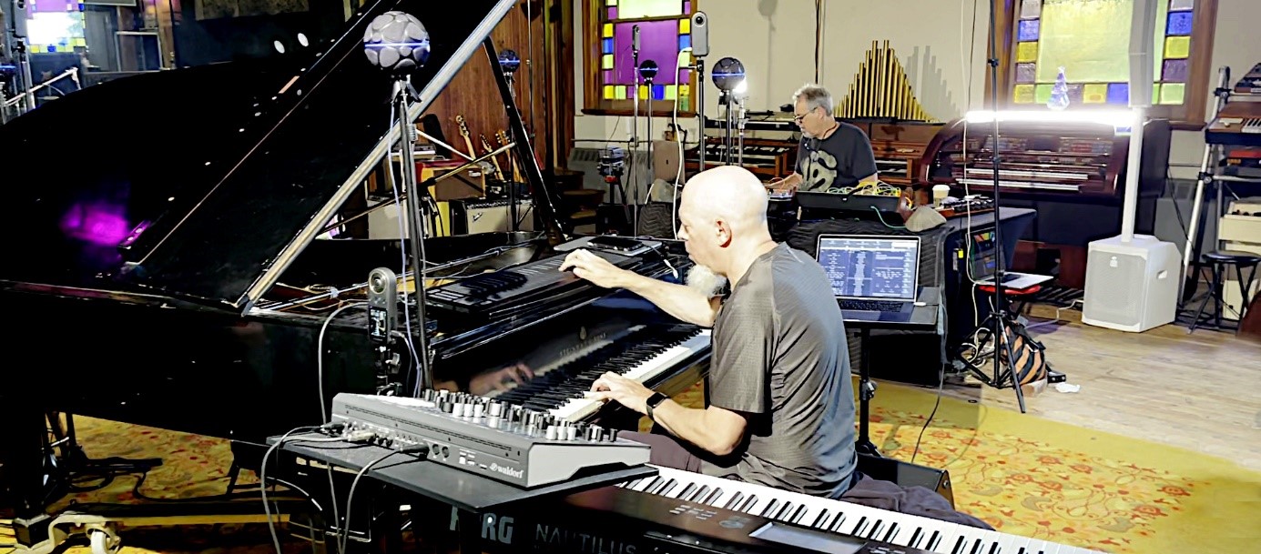 Nagranie koncertu „Jordan Rudess & Friends in 3D Audio”, Dreamland Recording Studios, New York.
