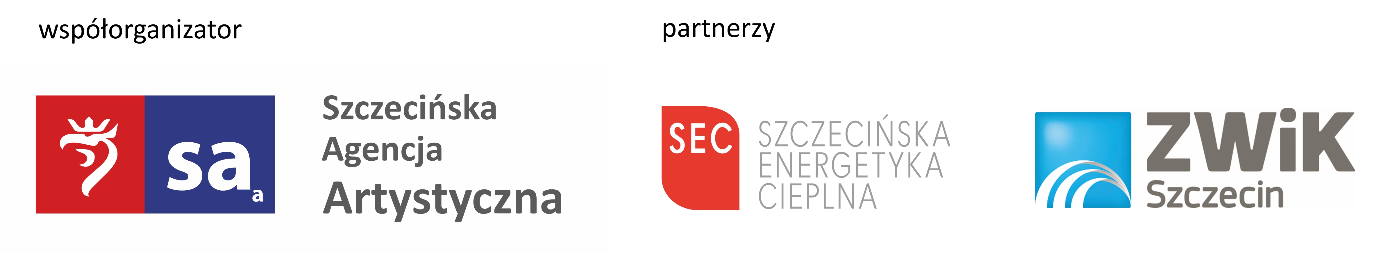 Grafika przedstawia logotypy SAA, SECu i ZWiKu