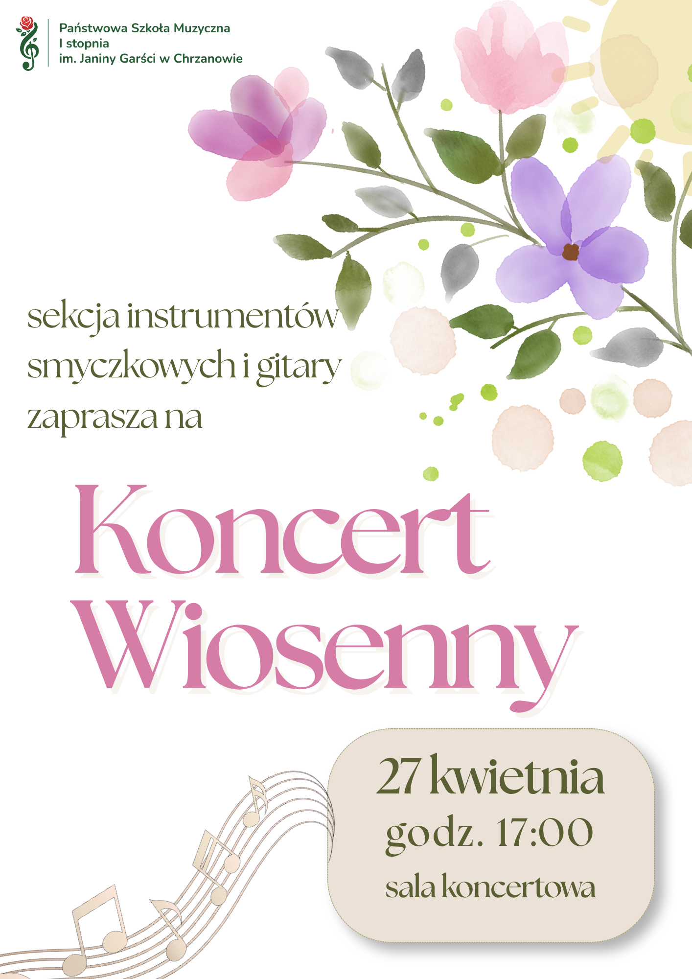 Afisz Koncert Wiosenny