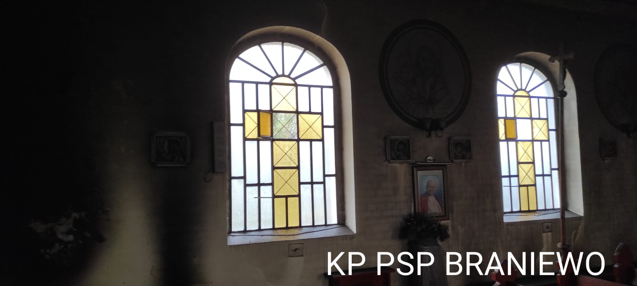 Pożar kościoła. Wierni wezwali strażaków 