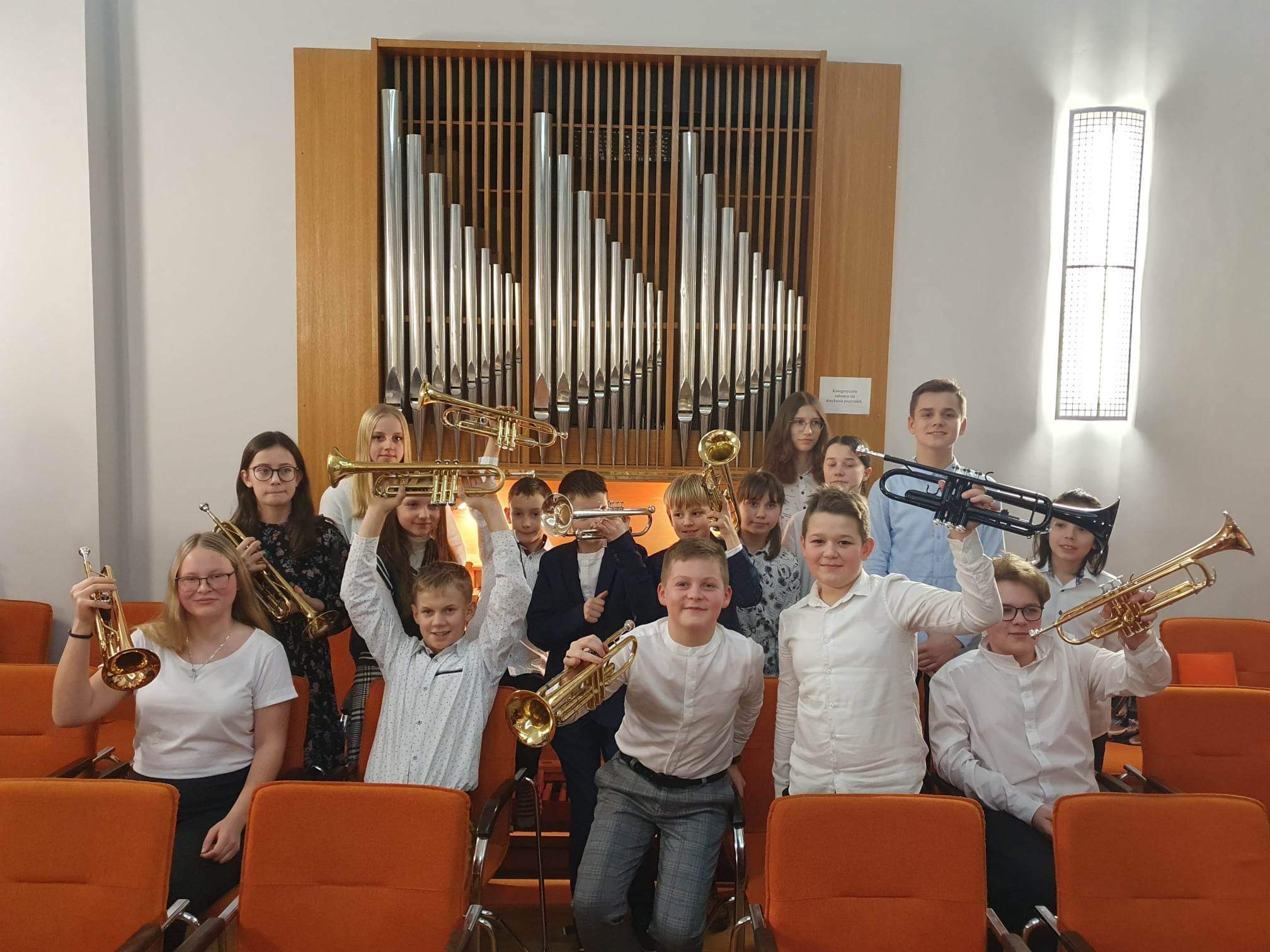 Koncert uczniow klasy organów i trąbki