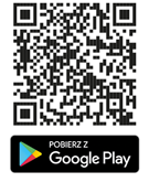 Kod QR do pobrania aplikacji Alarm112 dla systemu Android.