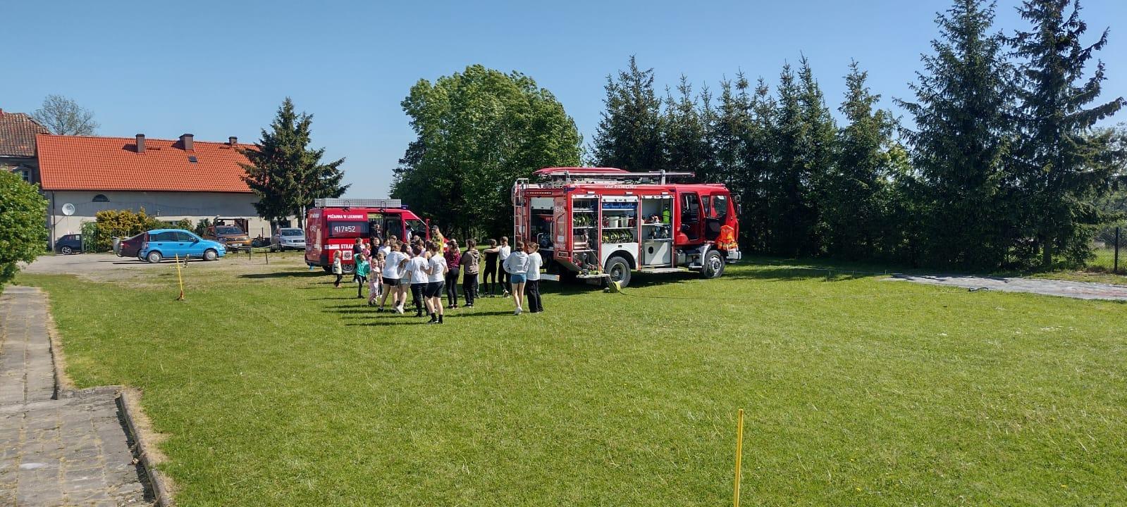 Pierwsza pomoc oraz próbna ewakuacja – Lechowo gm. Pieniężno