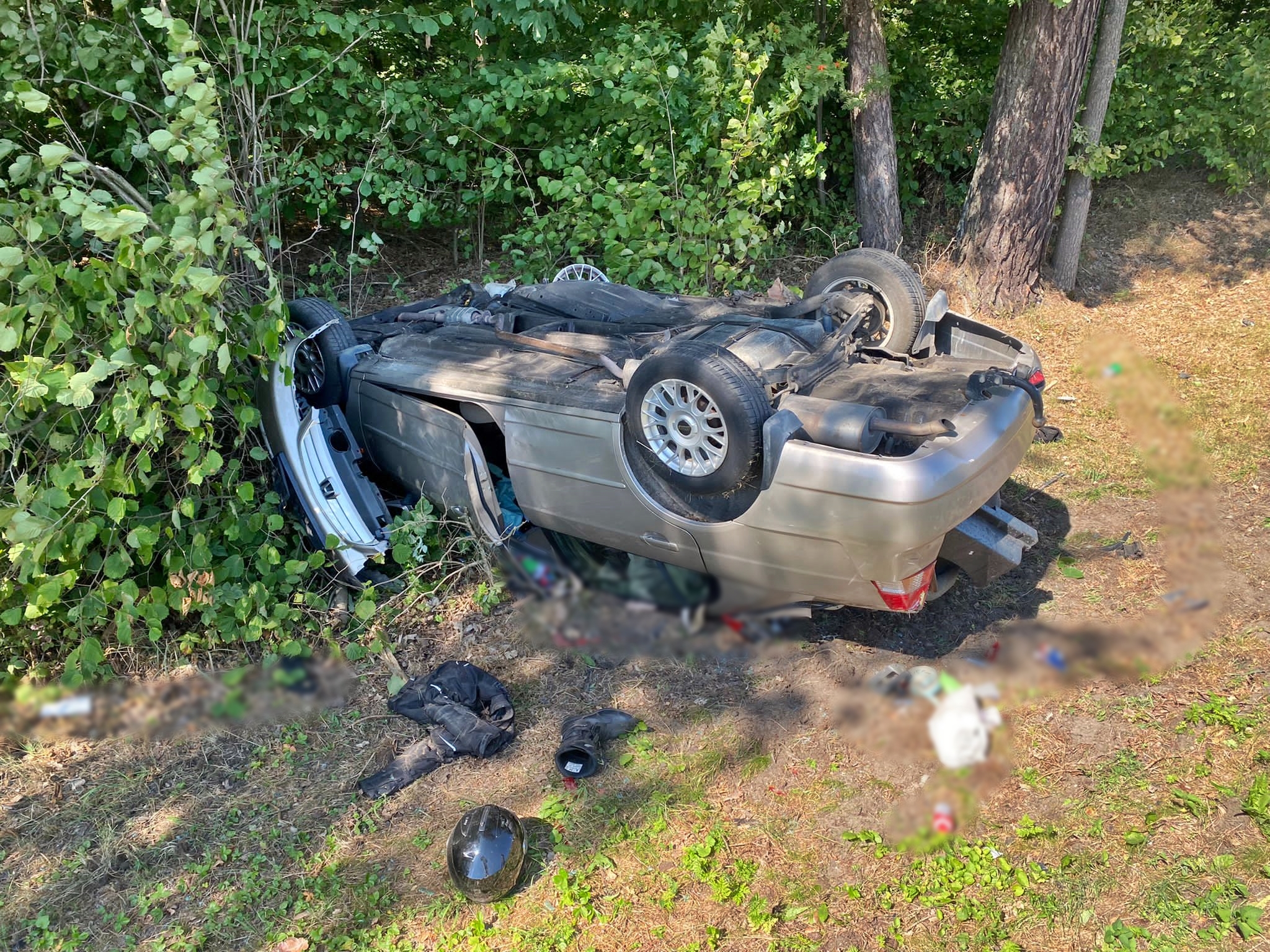 24 lipca 2022 roku w miejscowości Nowe Okniny (gm. Wiśniew) doszło do zderzenia czołowego dwóch samochodów osobowych, z których jeden na skutek zdarzenia dachował.