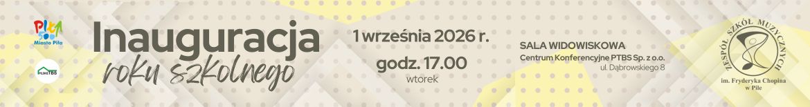 Na beżowym kropkowanym tle napis 