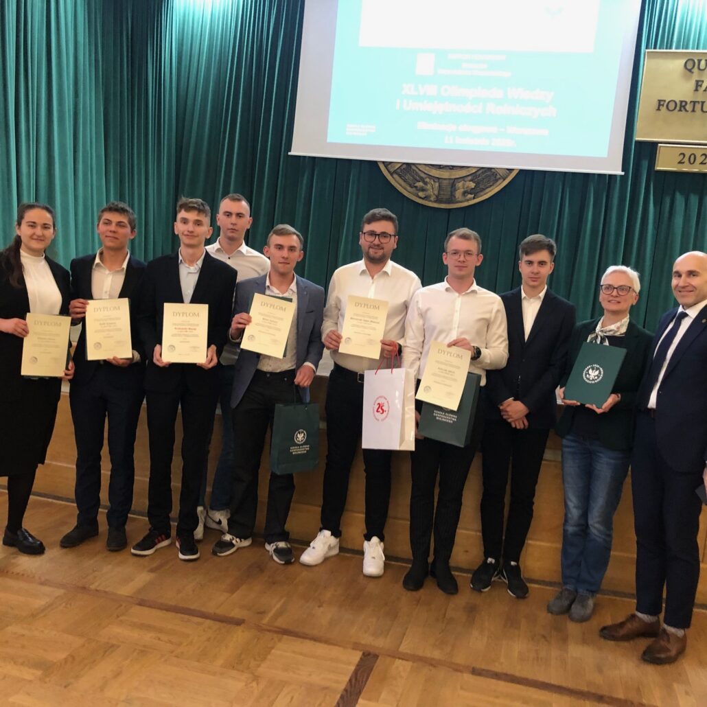 SUKCES NASZYCH UCZNIÓW W OLIMPIADZIE WIEDZY I UMIEJĘTNOŚCI ROLNICZYCH