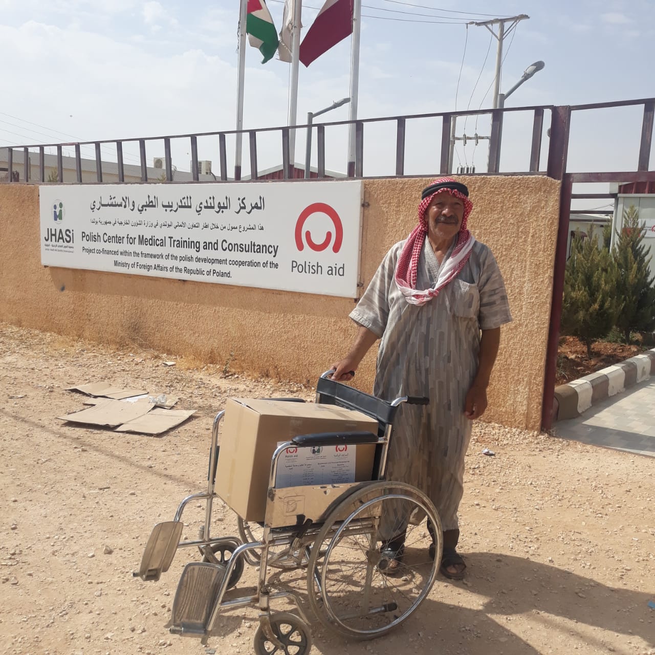 Polish Aid helps to fight the pandemic in the Zaatari refugee camp