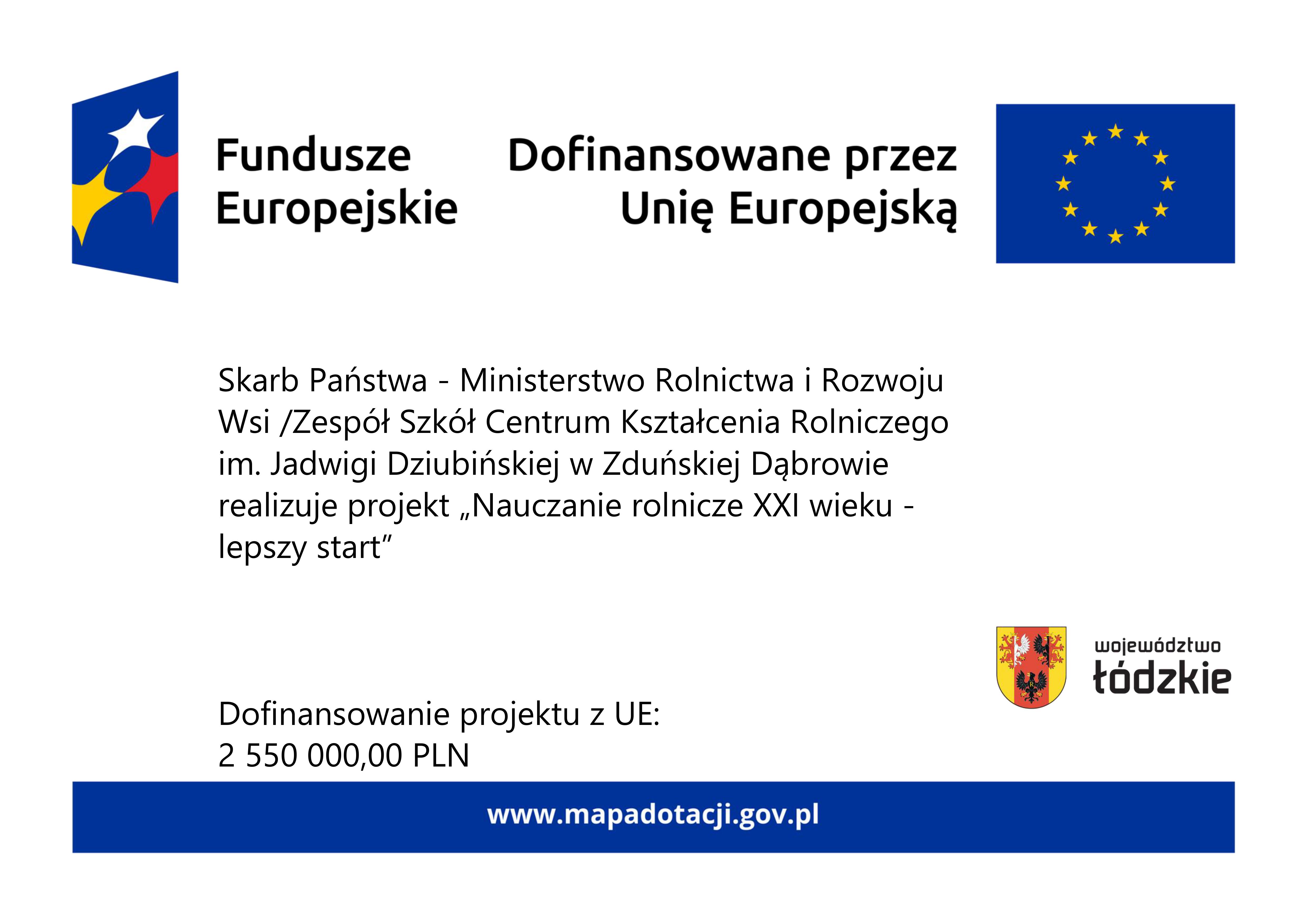 Fundusze Europejskie dla Łódzkiego