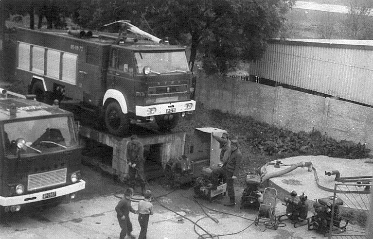 archiwalne zdjęcie KP PSP Sępólno krajeńskie