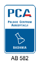 Logo PCA z numerem akredytacji