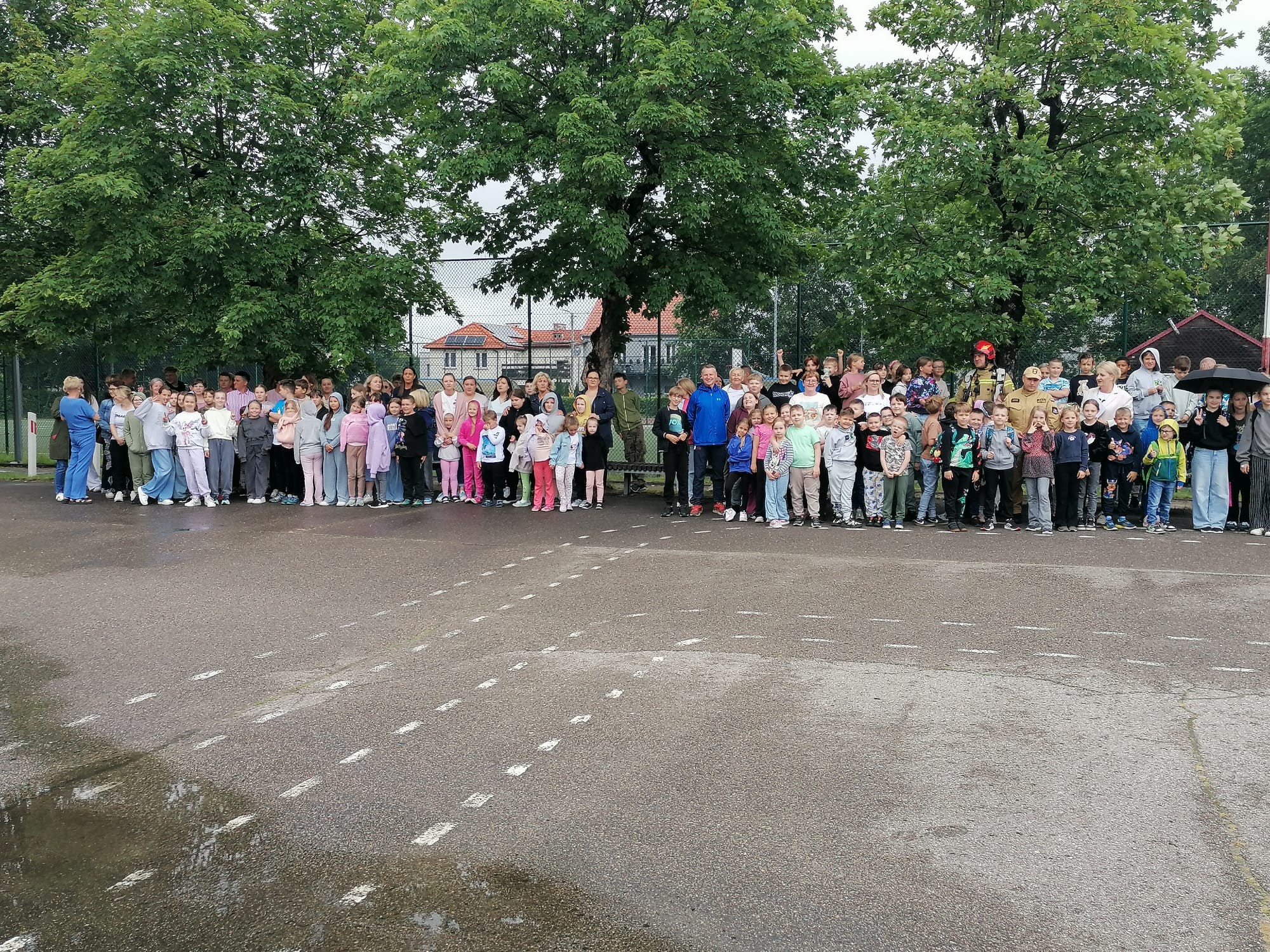 Spokojnie to tylko próbna ewakuacja i strażackie ćwiczenia
