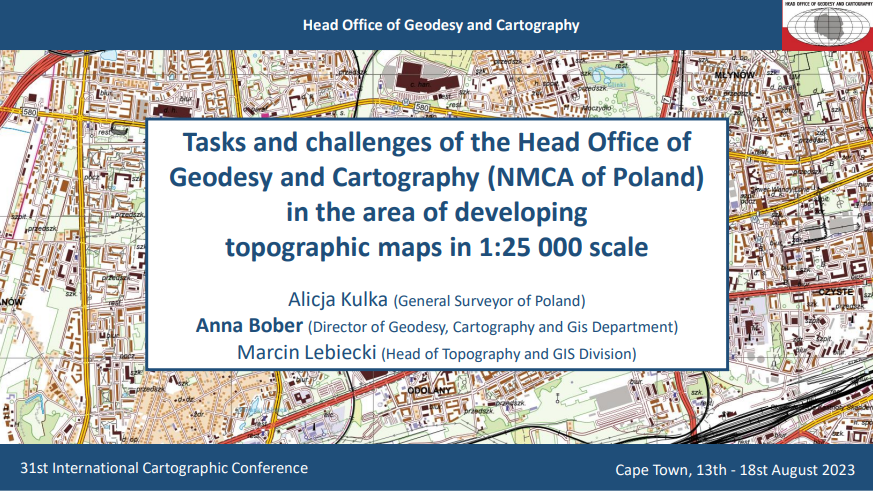 slajd z prezentacji GUGiK