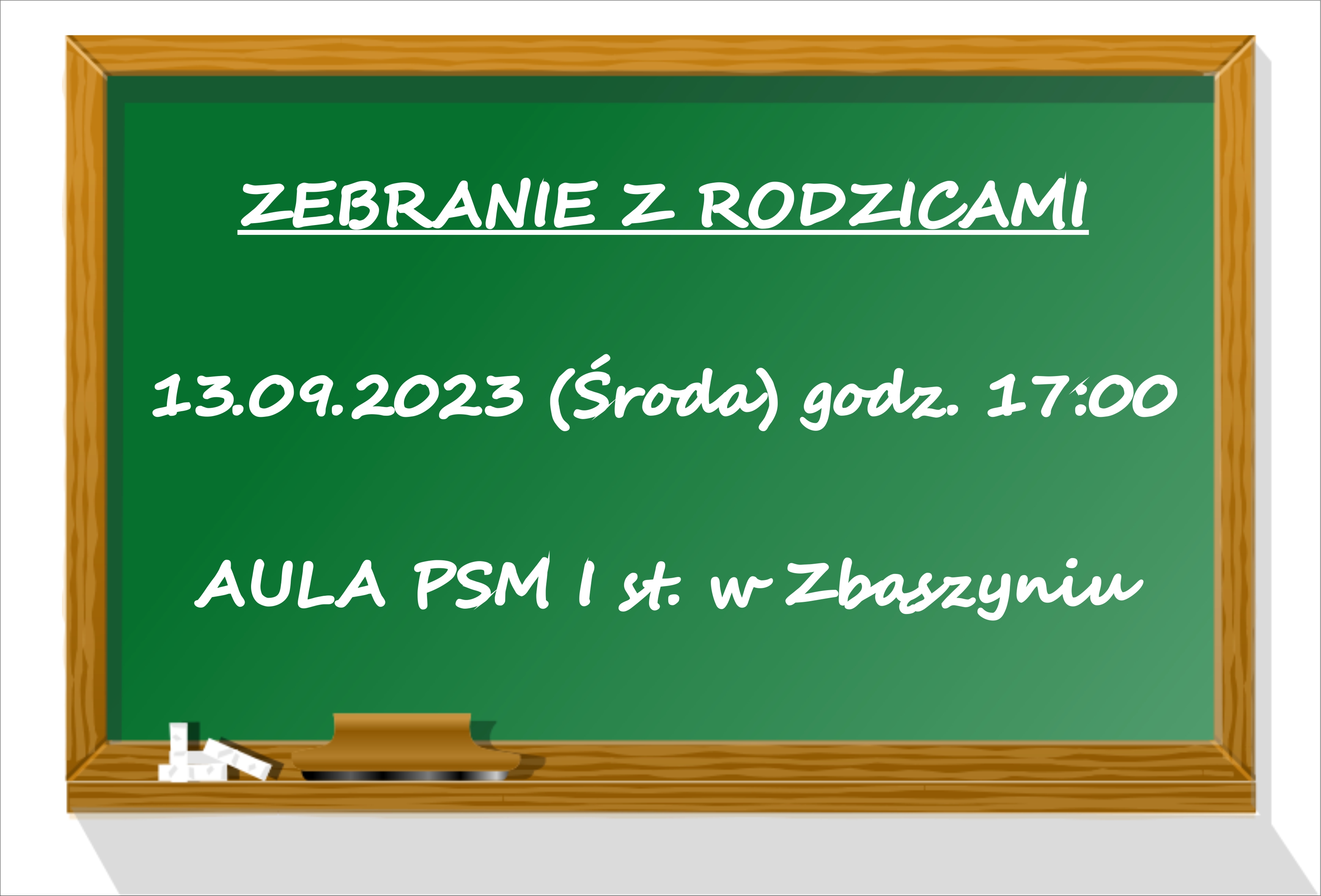 Zebranie z rodzicami 2023