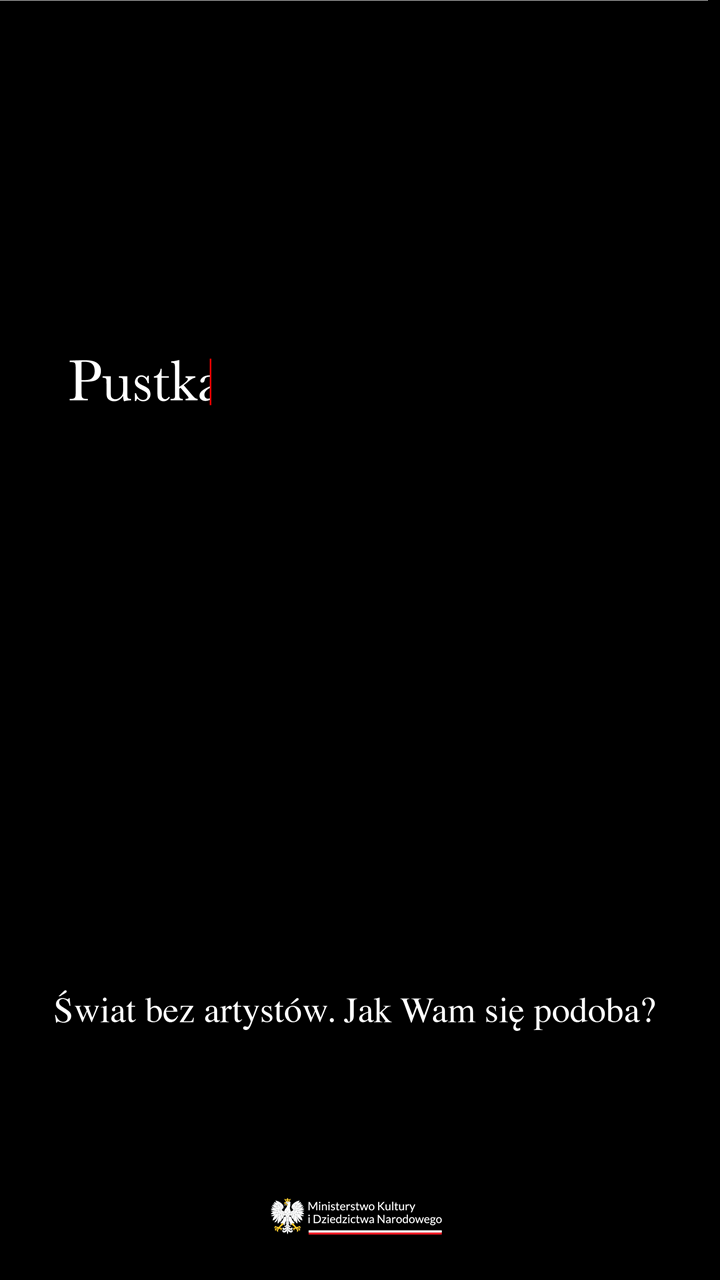 Strona informacyjna - Świat bez artystów. Jak Wam się podoba?