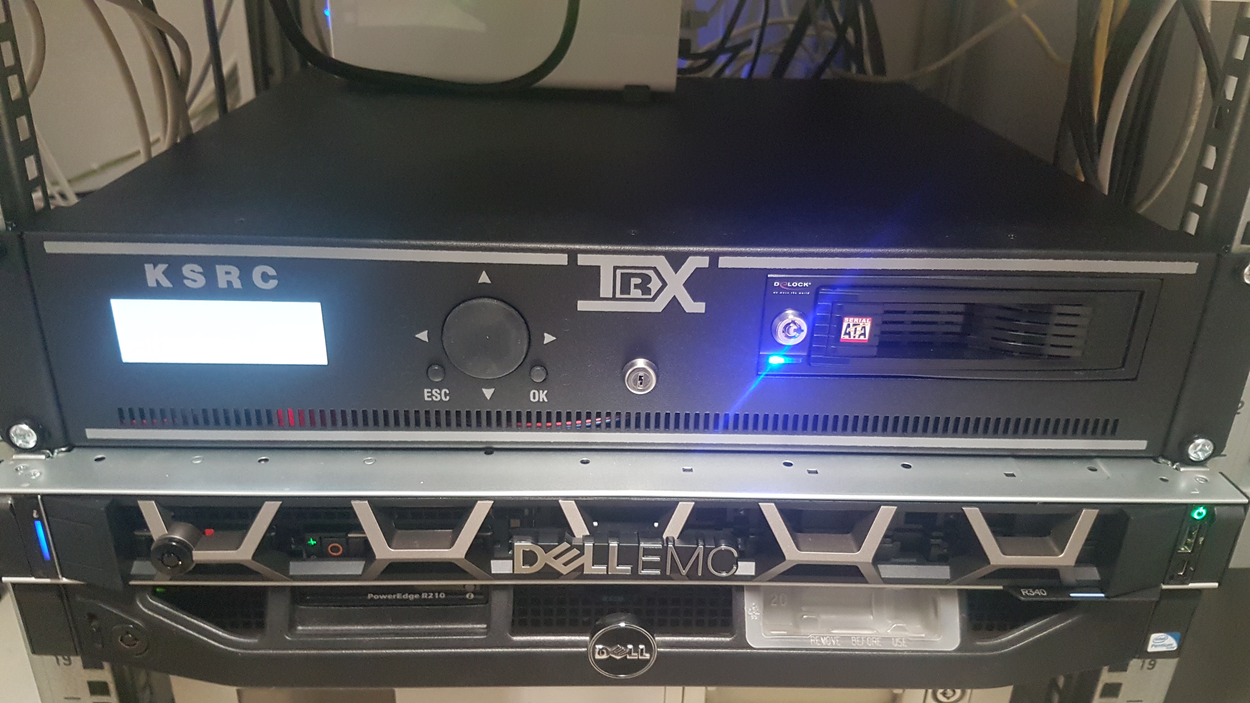 Rejestrator TRX i serwer DELL