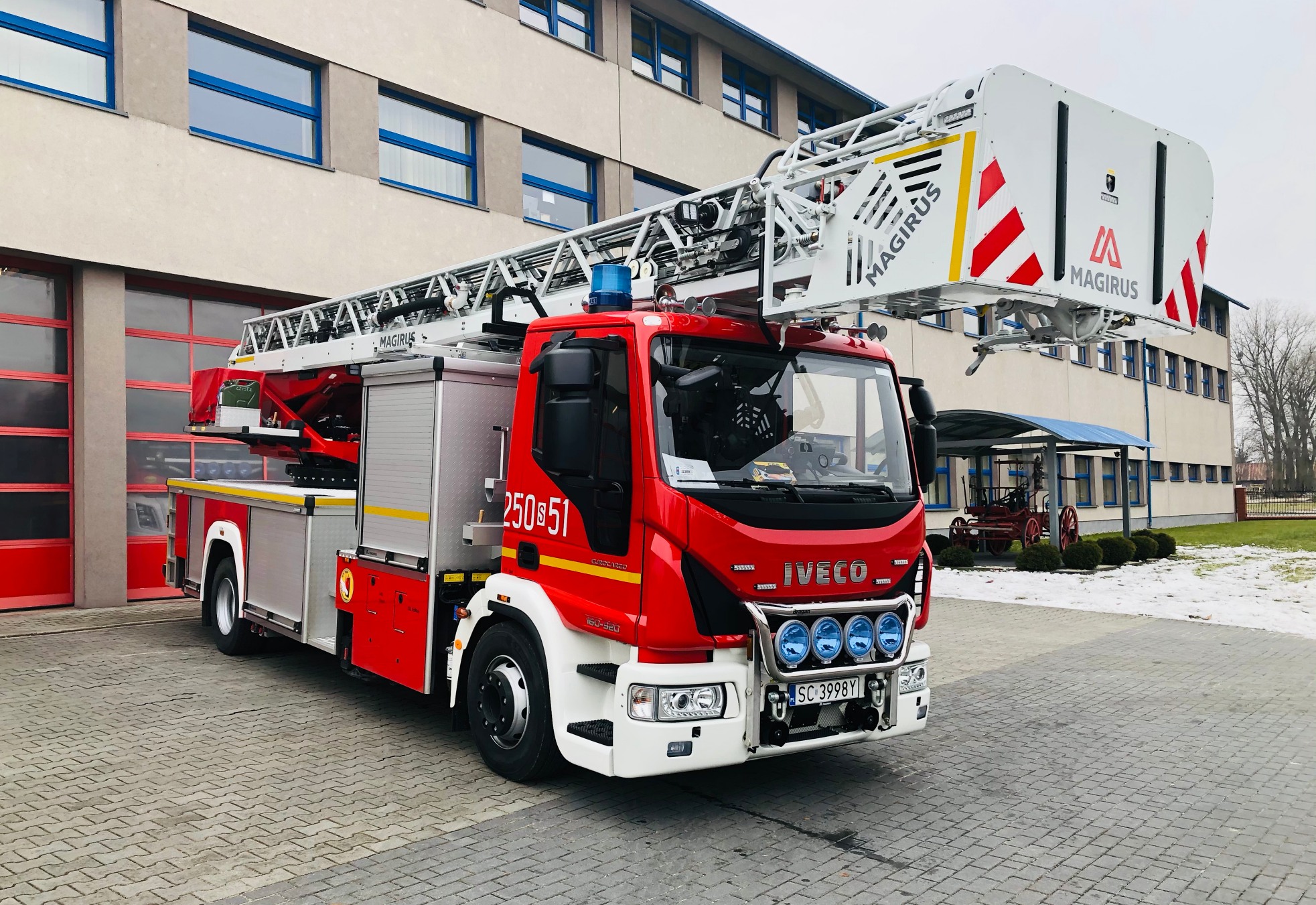 SCD 31 Samochód specjalny, ciężki, z drabiną mechaniczną