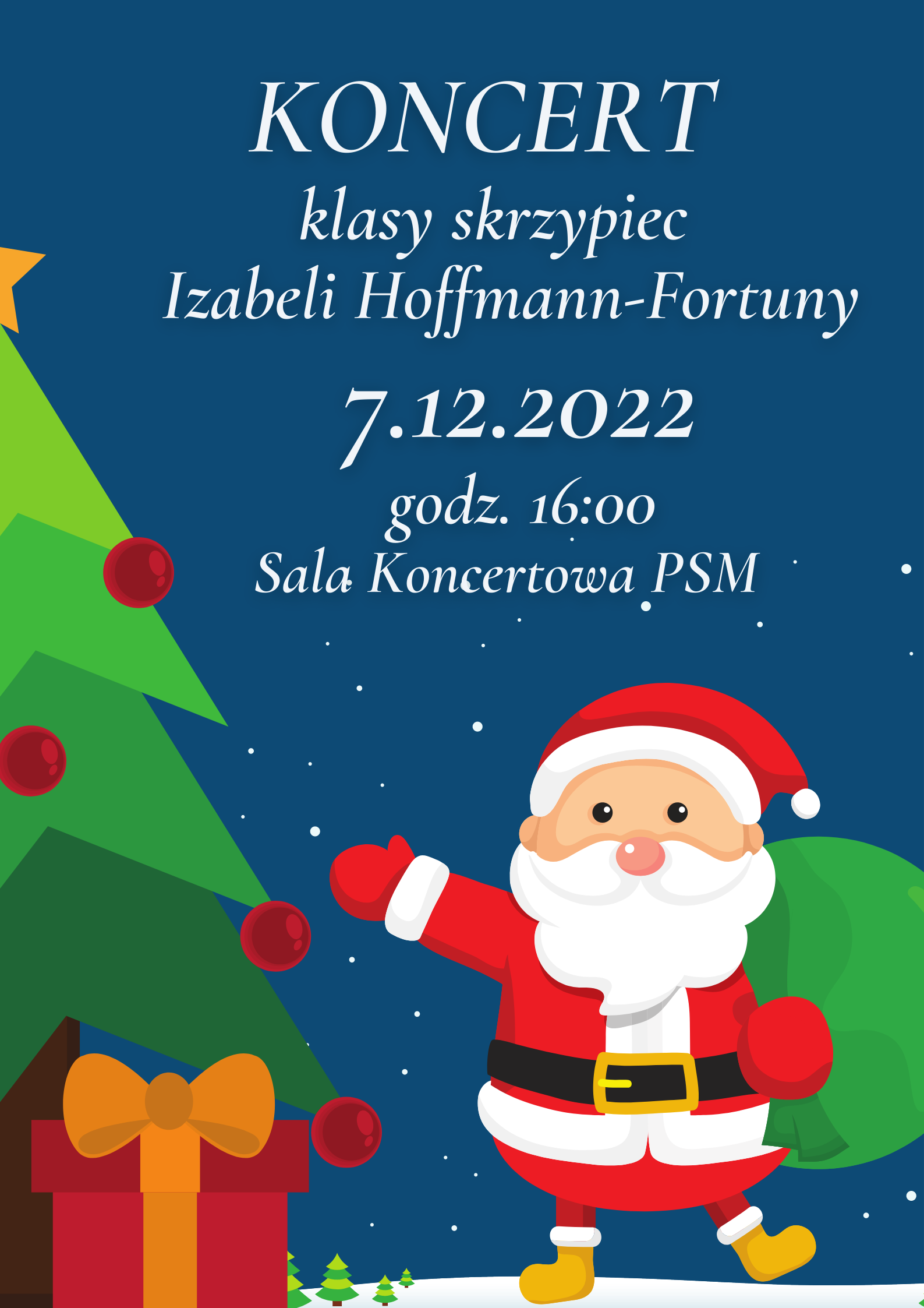 Koncert klasy skrzypiec