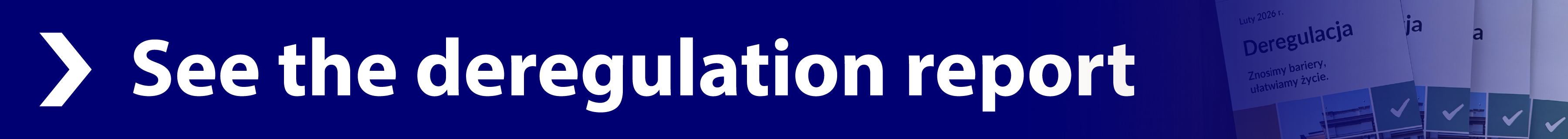 See the Deregulation report