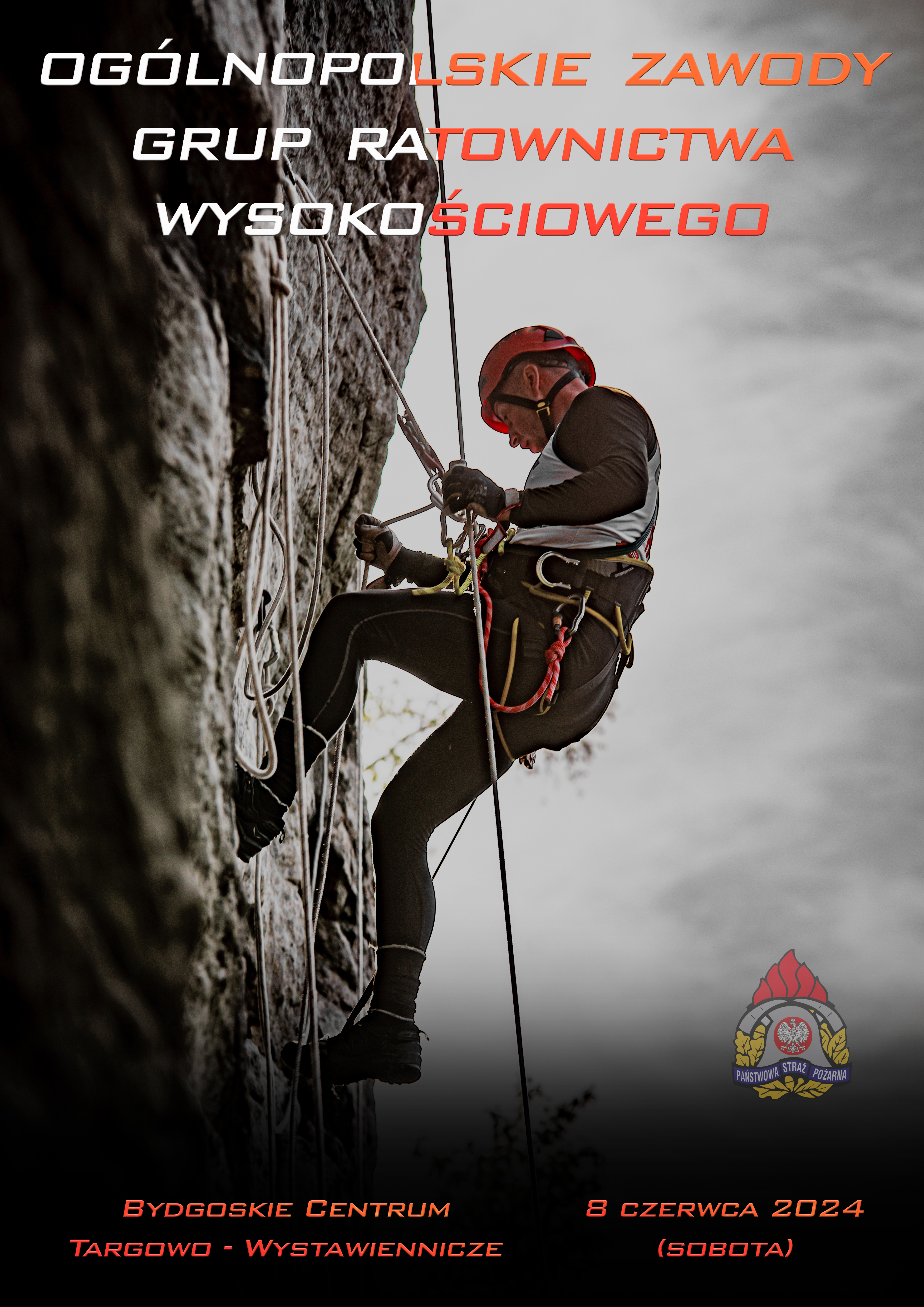 plakat zawody wysokościowe zapowiedź