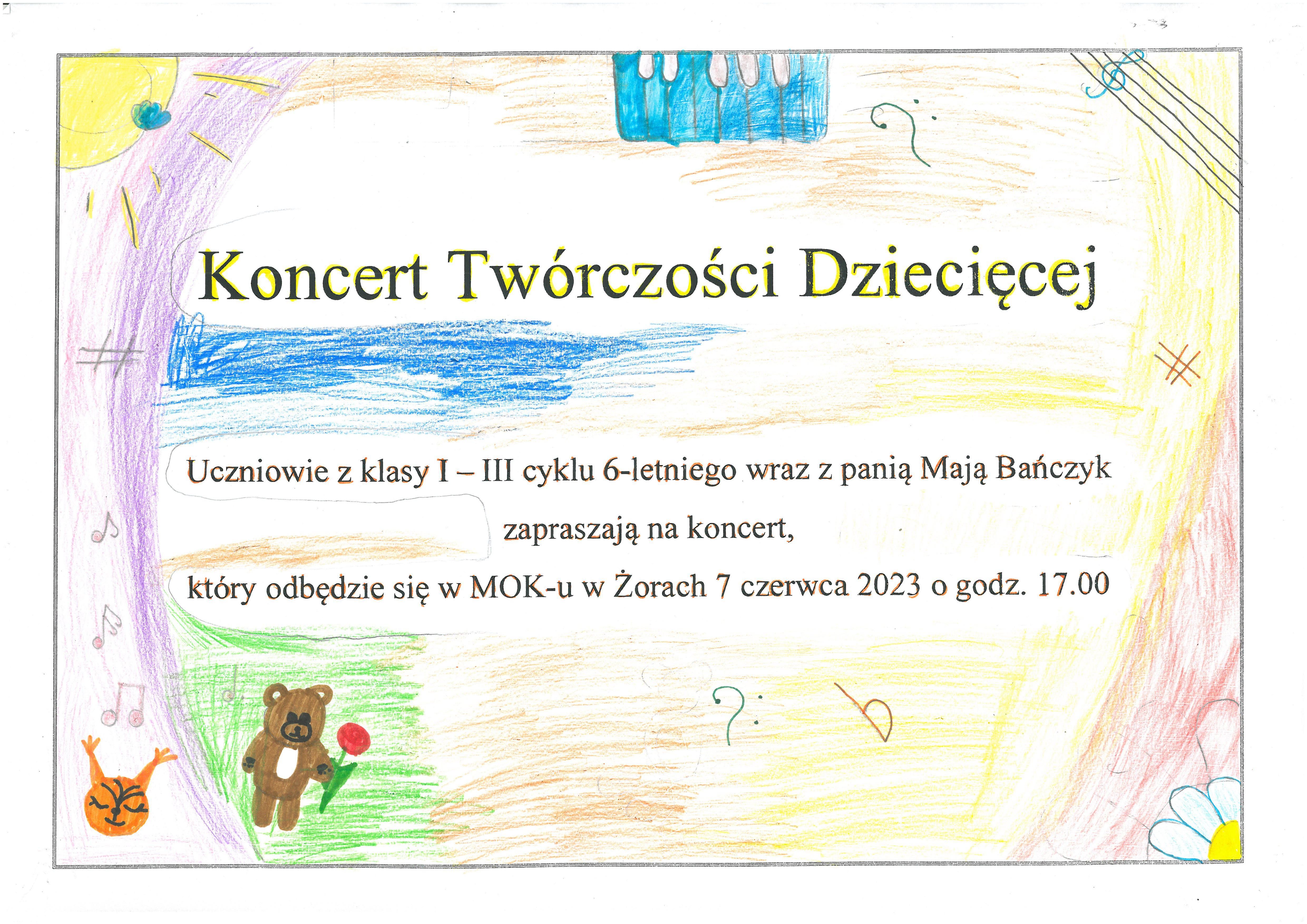 Koncert twórczości dziecięcej