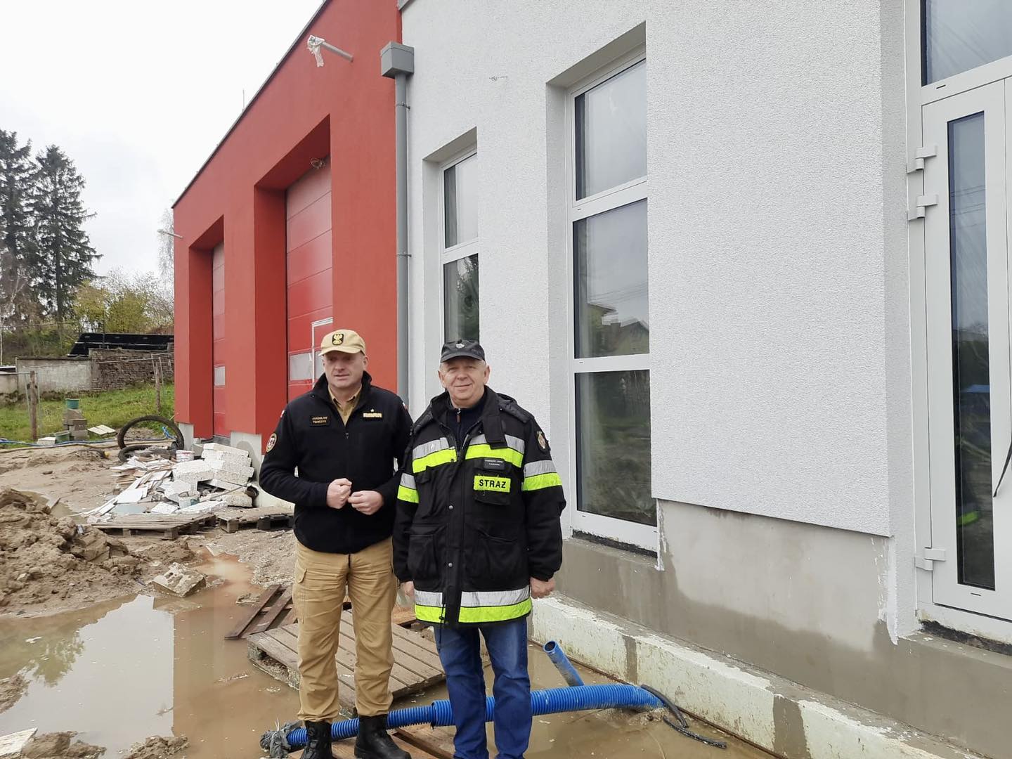 Budowa remizy OSP Stare Bielice Komenda Wojewódzka Państwowej Straży Pożarnej w Szczecinie