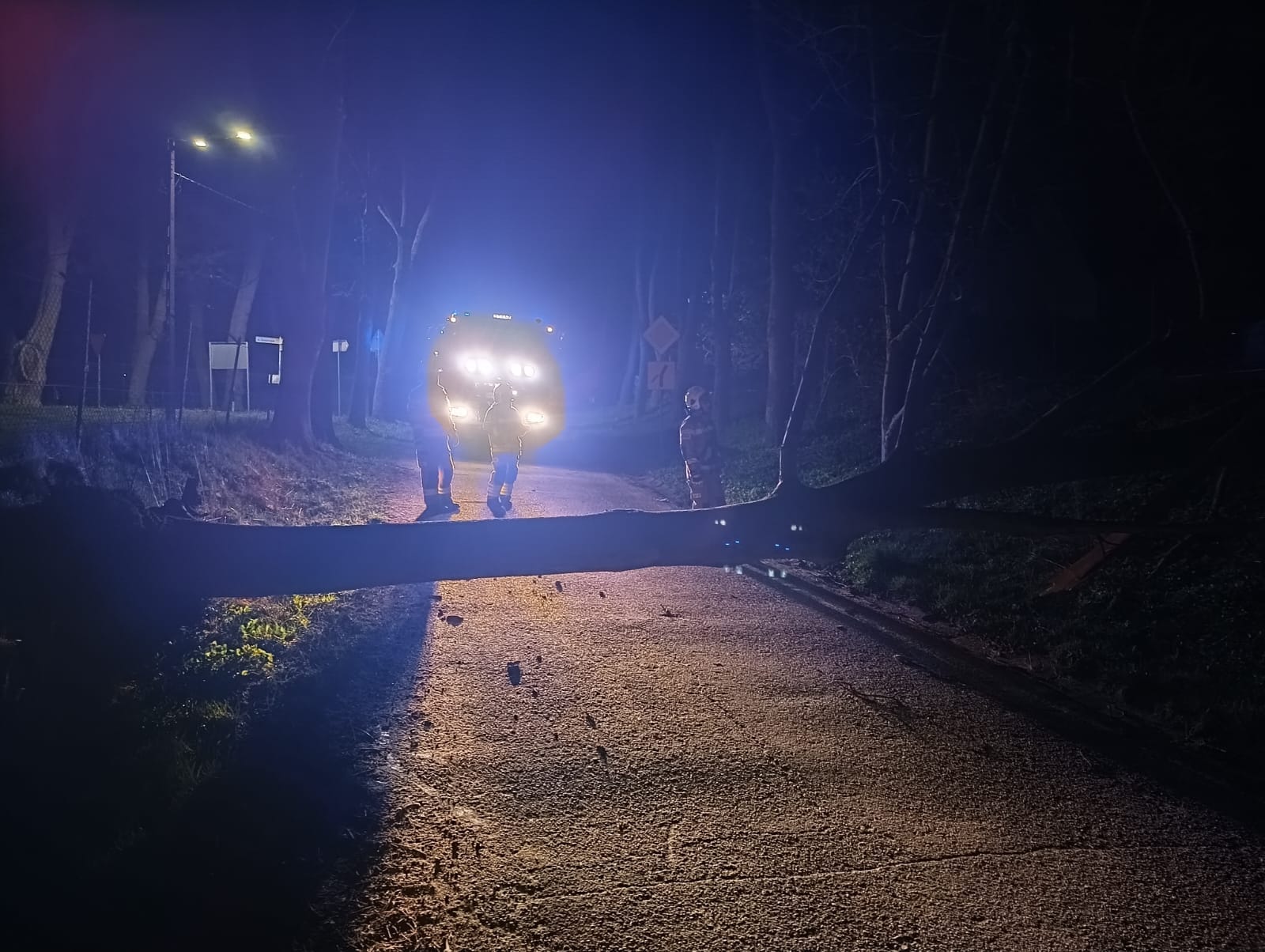 Silnie powiało w nocy – pow. braniewski 