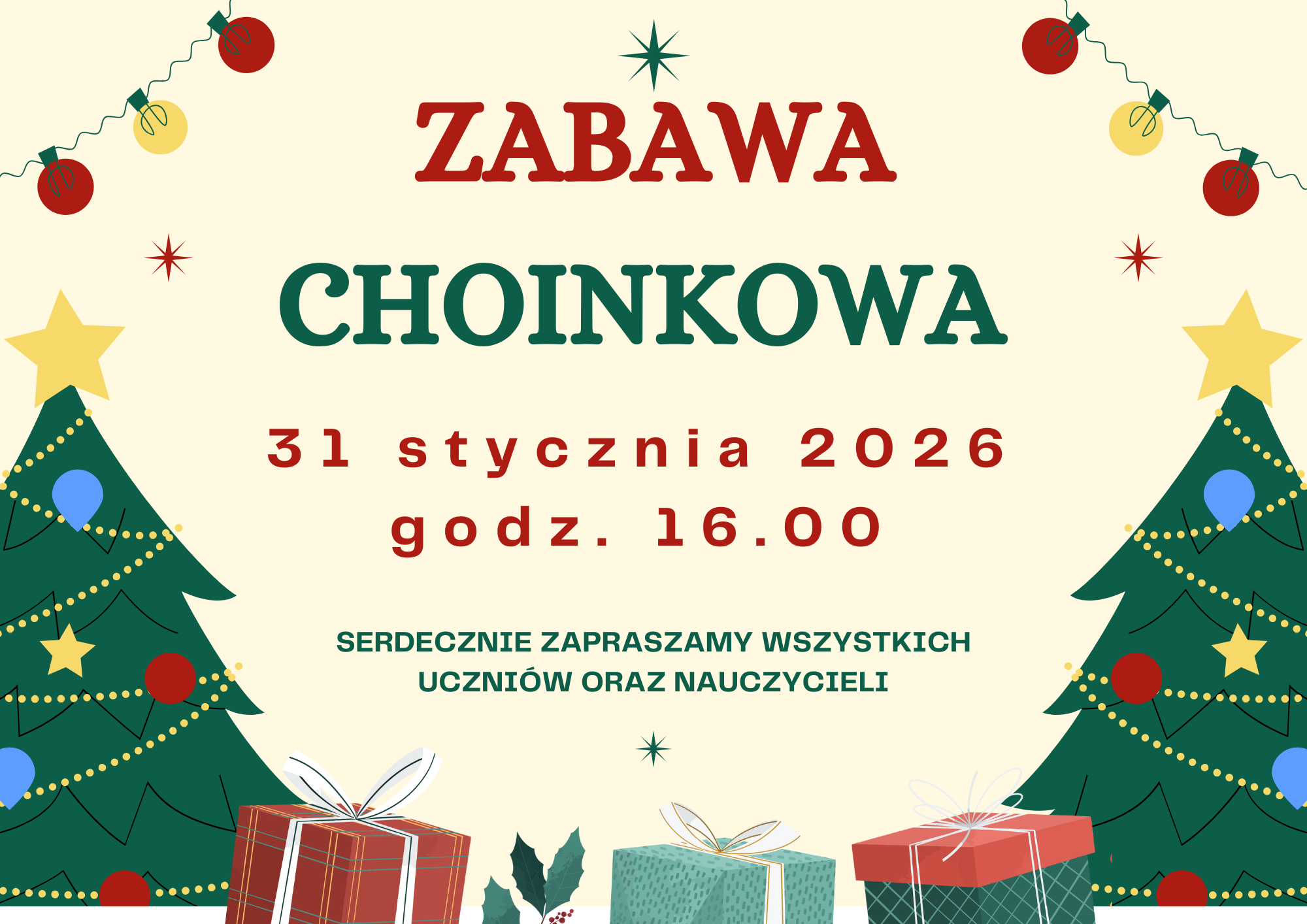 Zabawa choinkowa