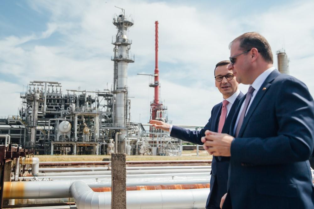 Premier Mateusz Morawiecki i premier Saulius Skvernelis.