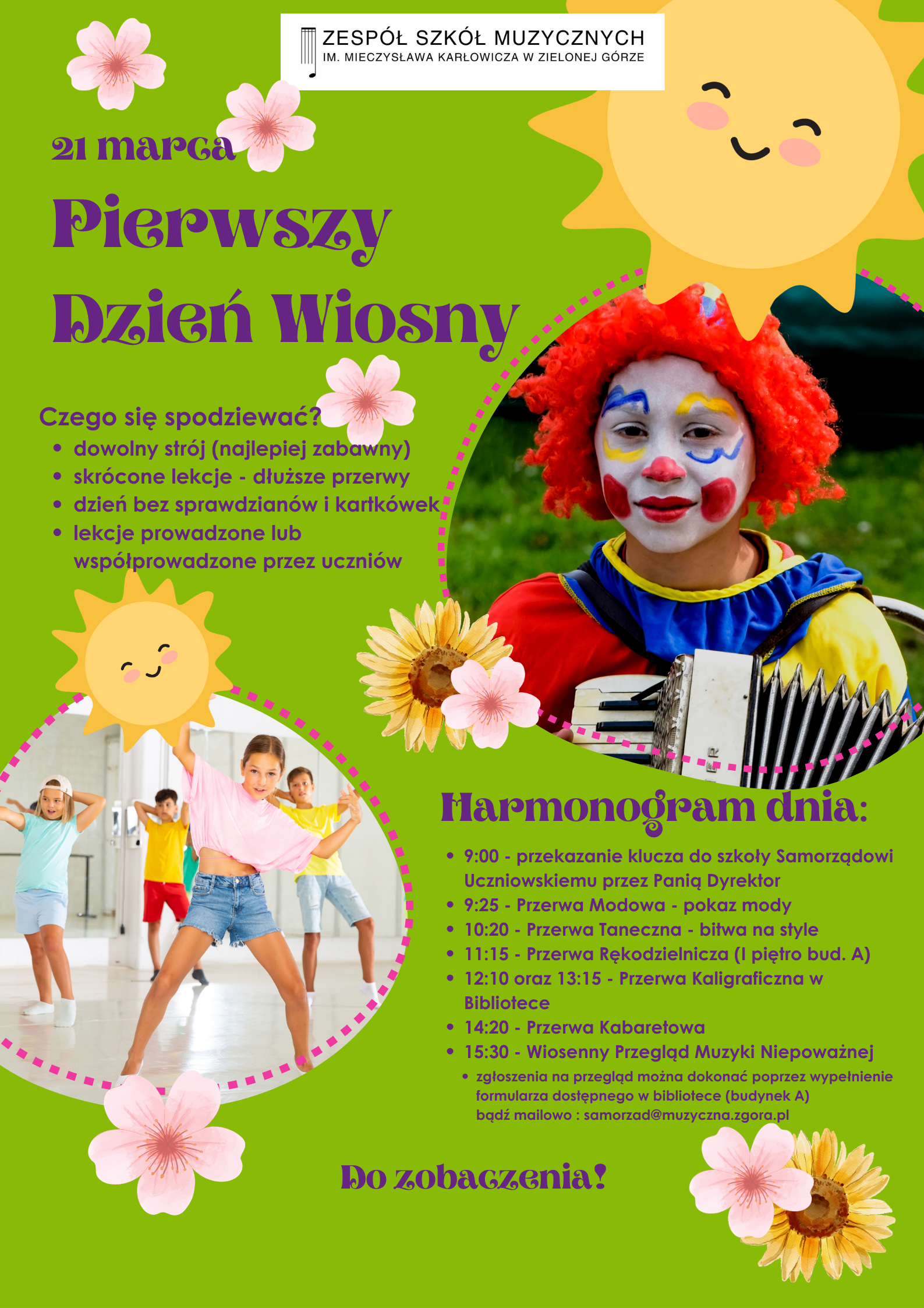 plakat pierwszy dzień wiosny 2025