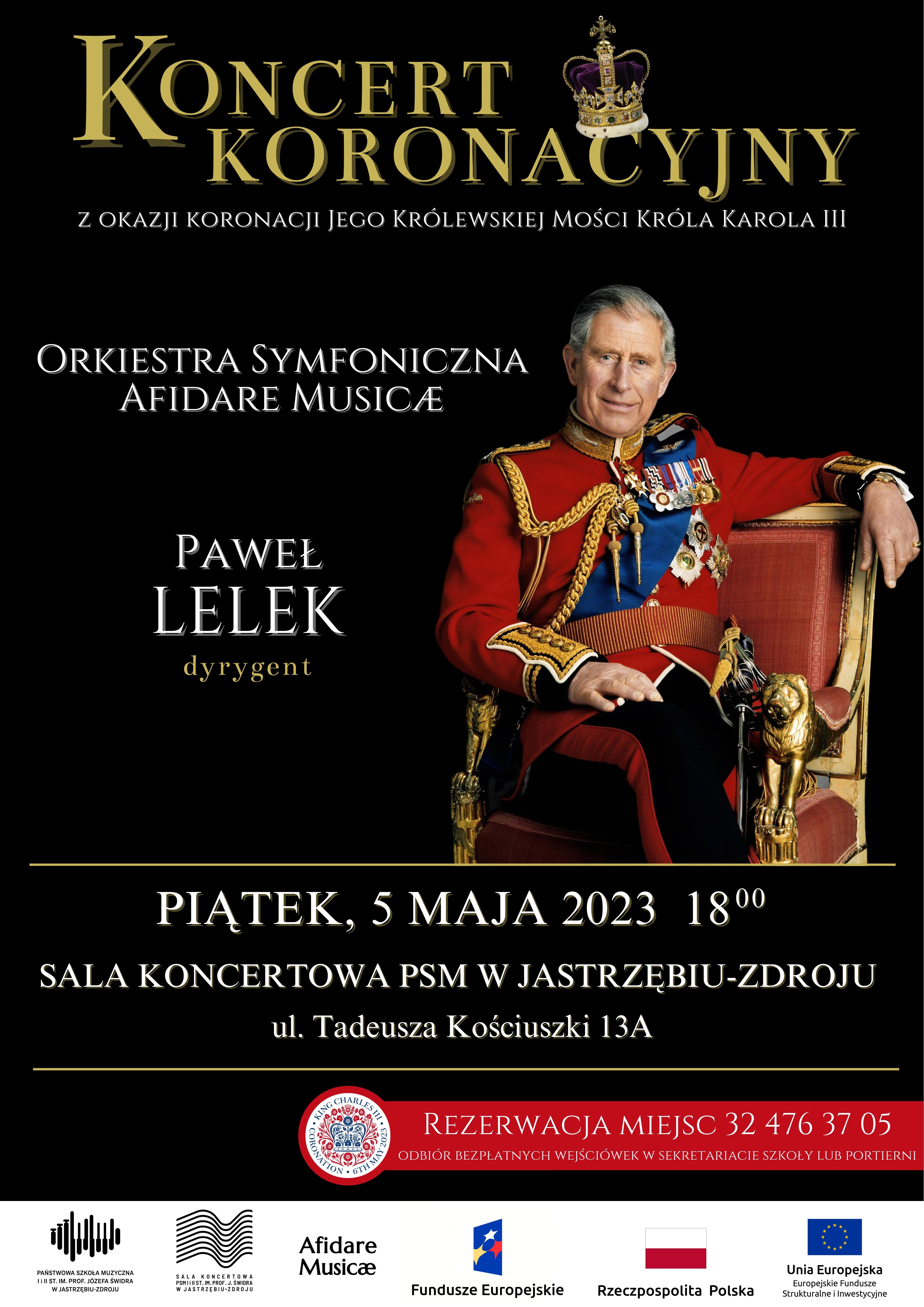Plakat- Koncert Koronacyjny 05.05.2023