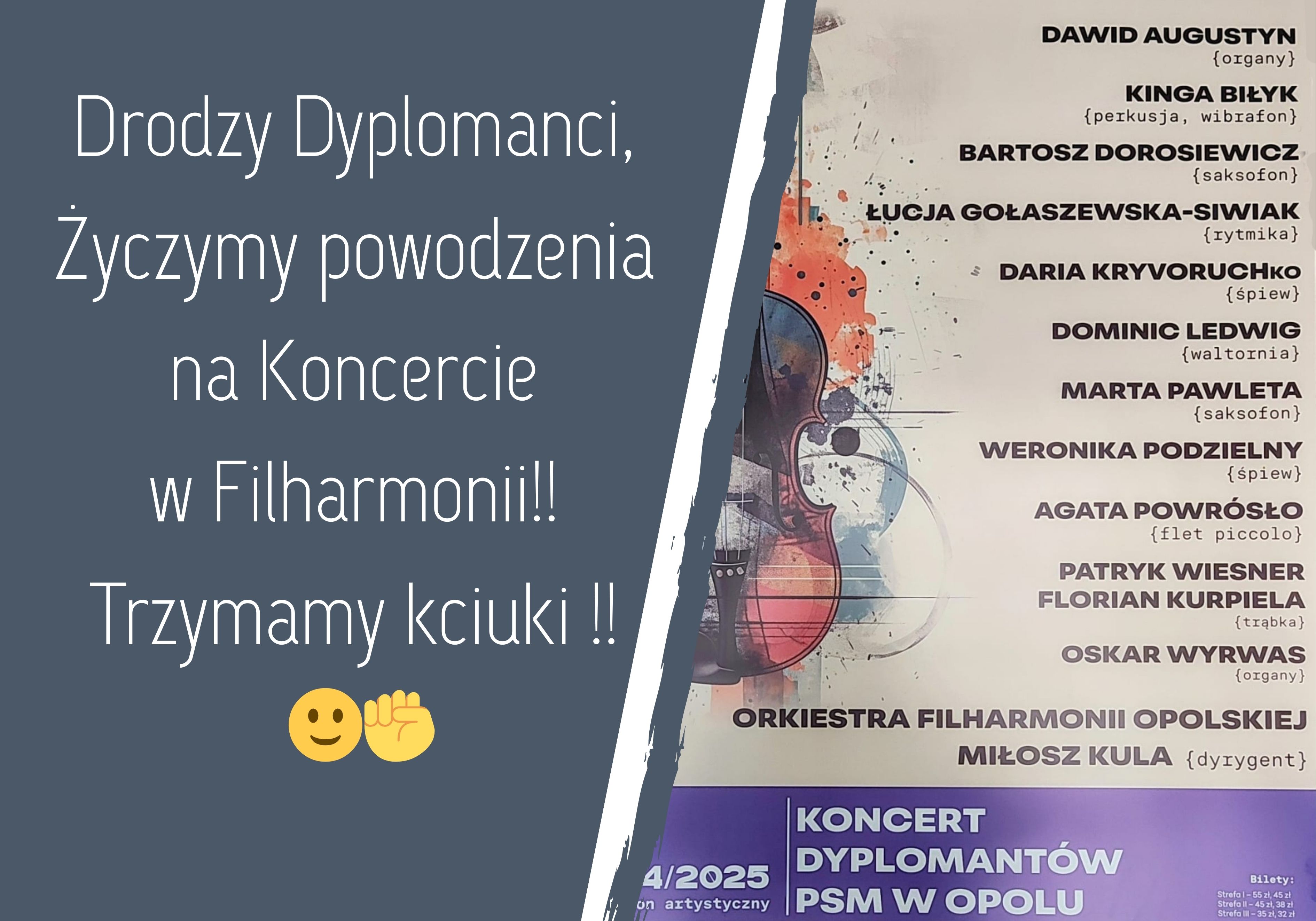koncert dyplomantów