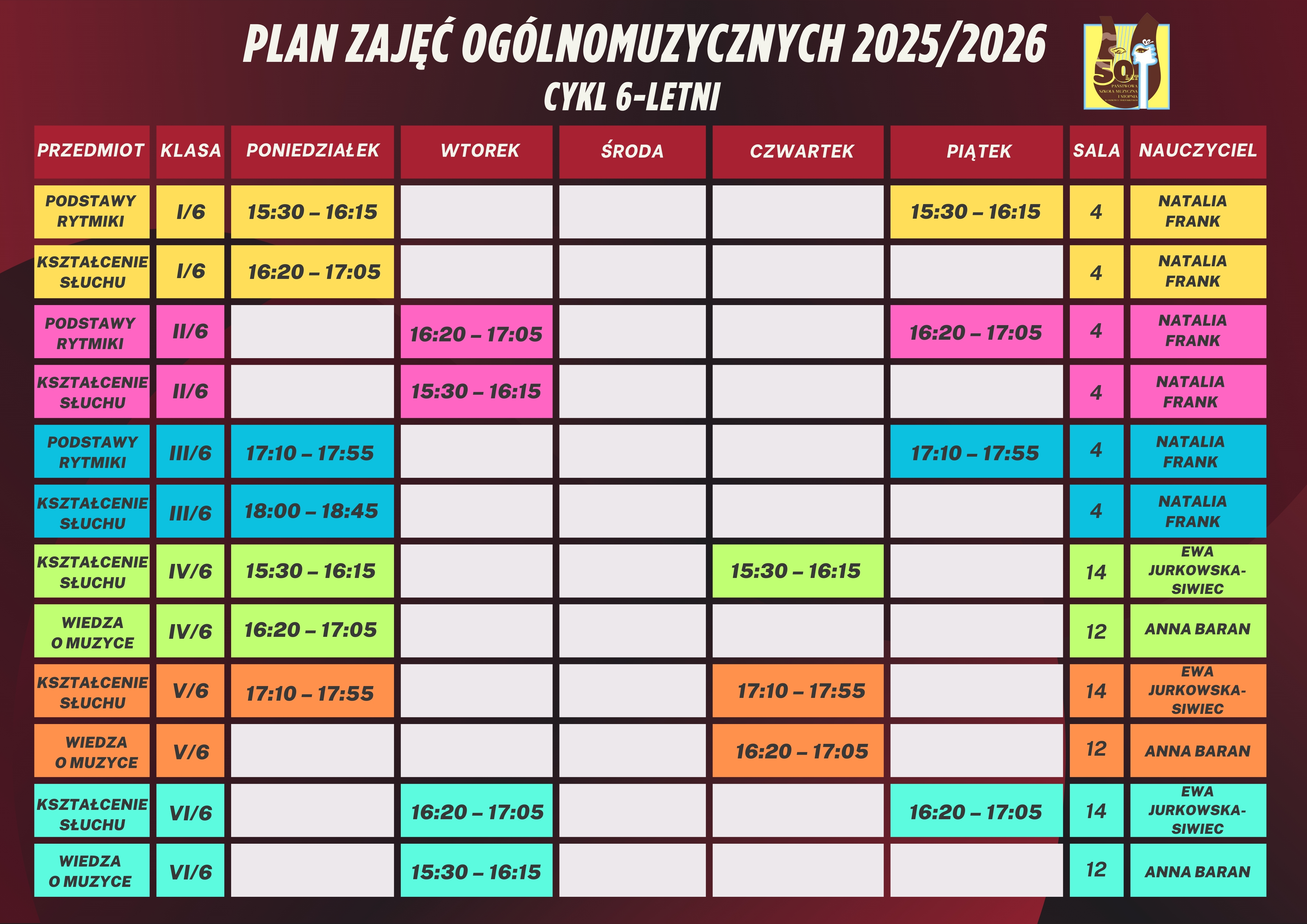 Plan lekcji
