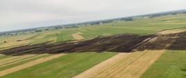 Pożar łąk i nieużytków na obszarze Bieli Suchowolskich