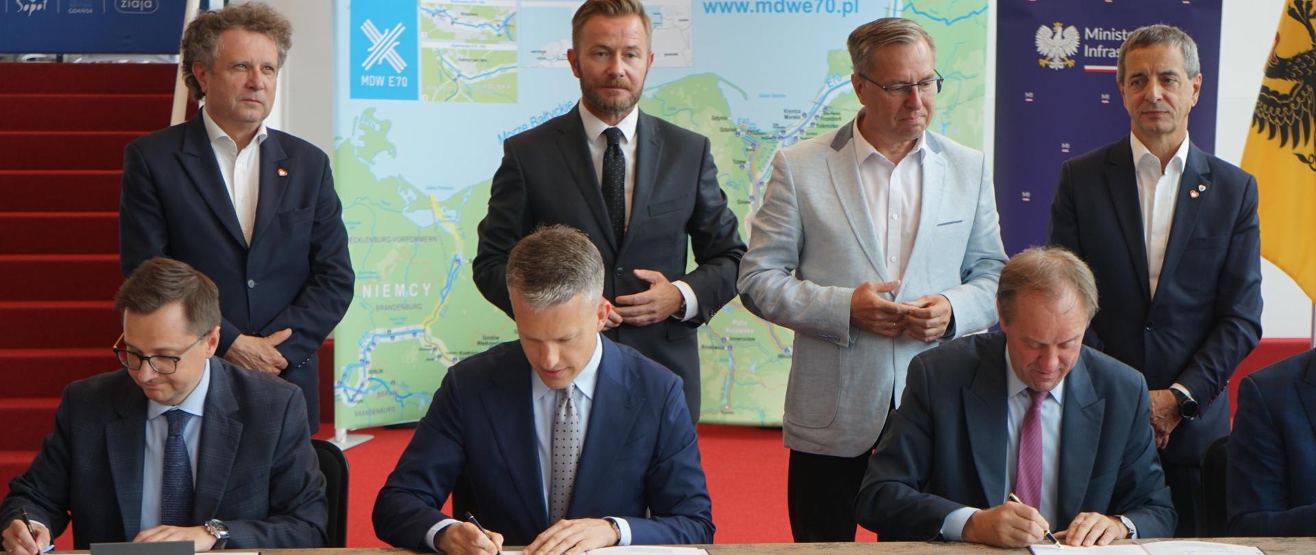 Podpisanie listu intencyjnego dot. rozwoju Drogi Wodnej E-70