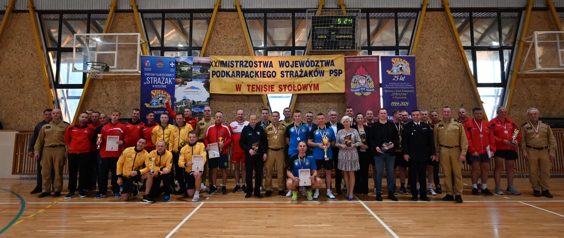 XXIV Drużynowe Mistrzostwa Województwa Podkarpackiego Strażaków PSP w Tenisie Stołowym