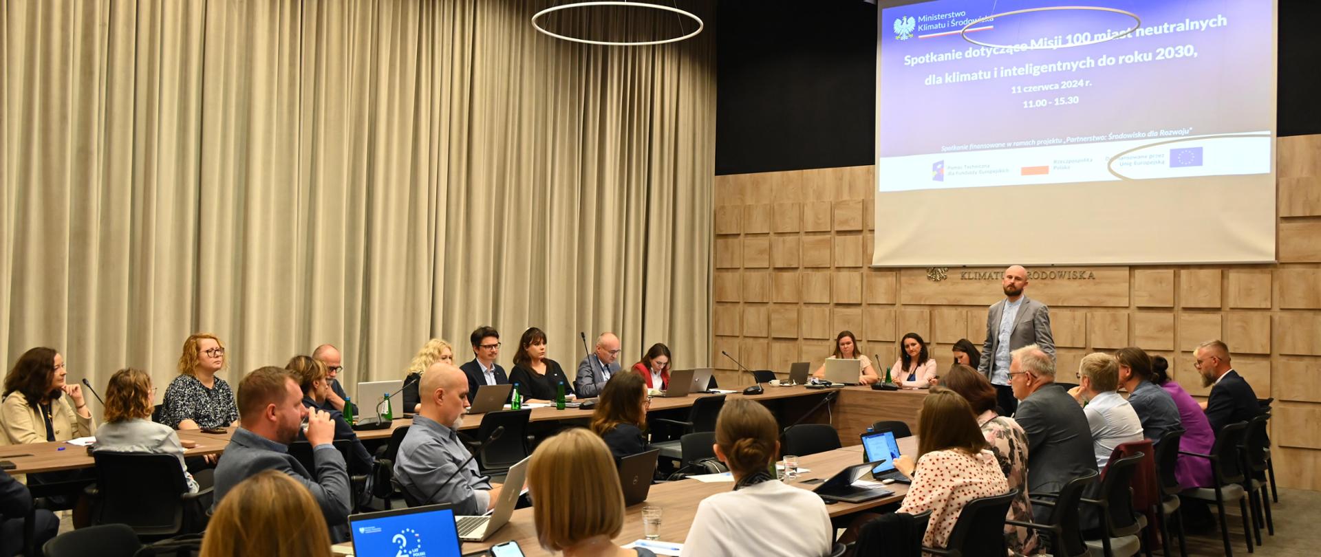 Spotkanie dot. misji „100 neutralnych dla klimatu i inteligentnych miast do 2030 roku” 